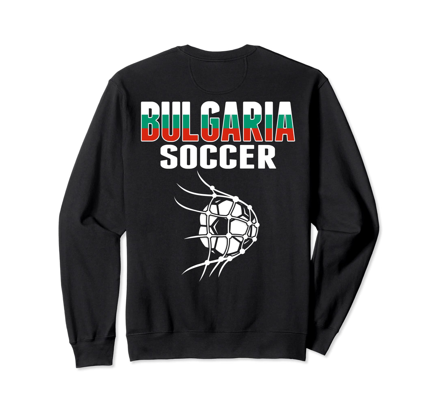 Bulgaria Soccer Ball Net Sweatshirt - Fun Novelty Design for Adults - T-Shirt, Sweatshirt, Hoodie