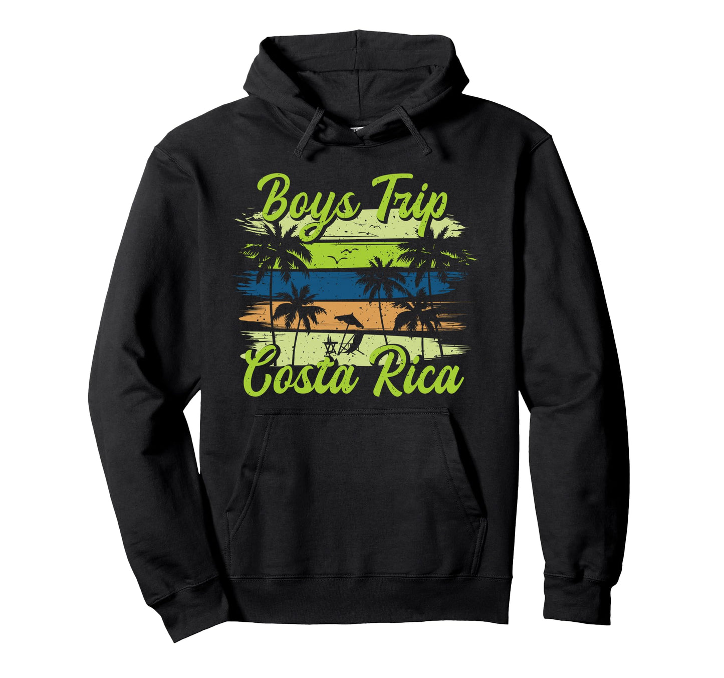 Costa Rica Guys Trip Matching Hoodie - Custom Art Print Men Women - T-Shirt, Sweatshirt, Hoodie