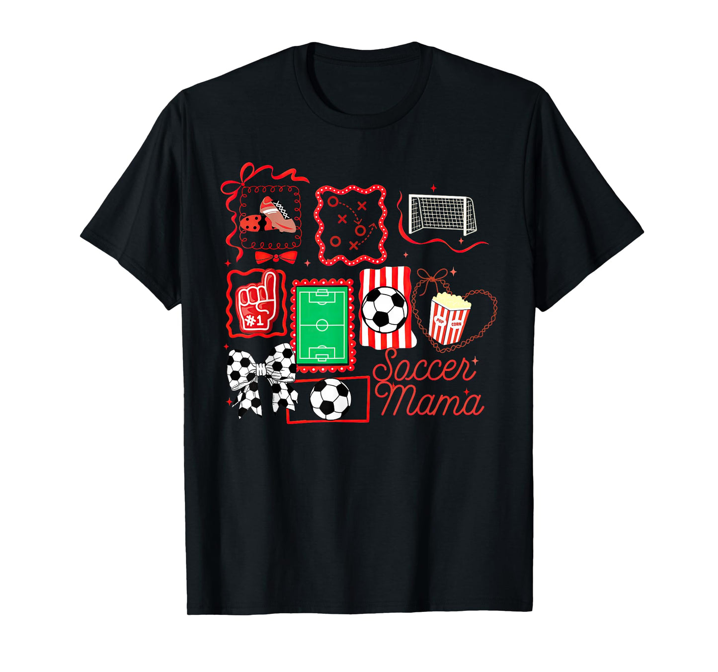Stamp Soccer Mama Playing Sports T-Shirt - Custom Art Print for Adults - T-Shirt, Sweatshirt, Hoodie