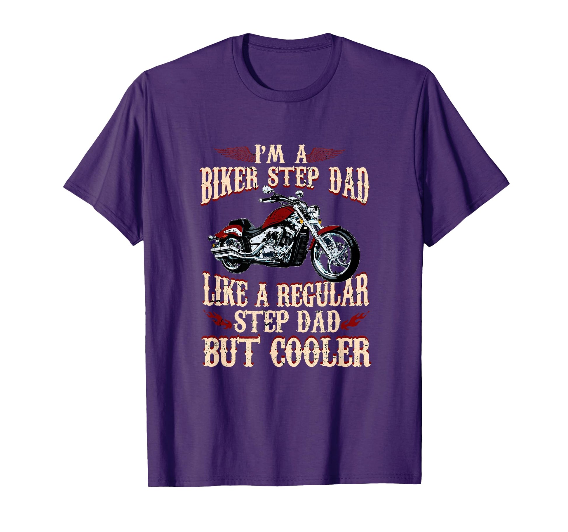 Step Dad Biker Motorcycle Step Dads T-Shirt - Unique Graphic Men Women - T-Shirt, Sweatshirt, Hoodie