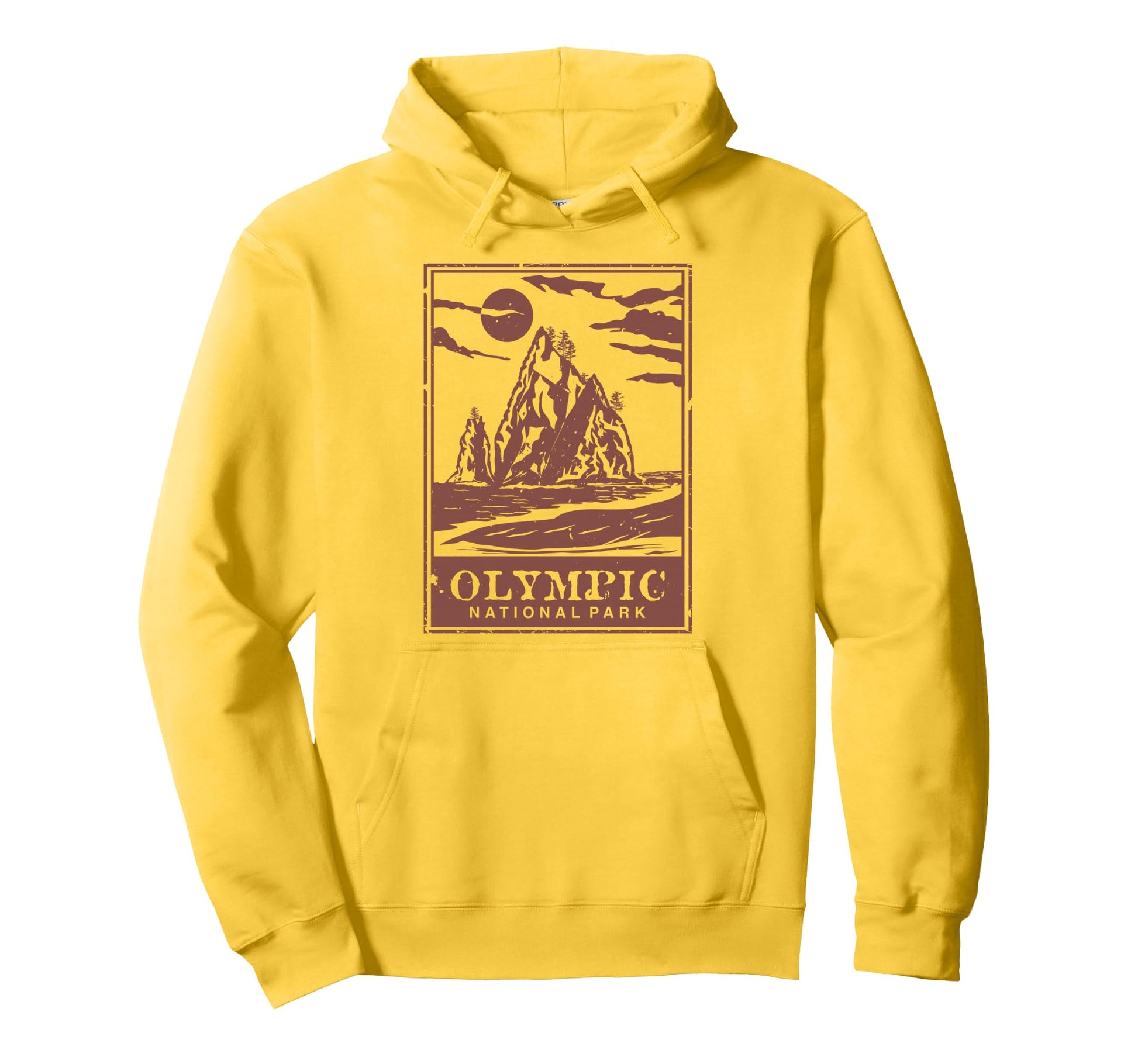 Olympic National Park Washington Usa Hoodie - Custom Art Print Men Women - T-Shirt, Sweatshirt, Hoodie