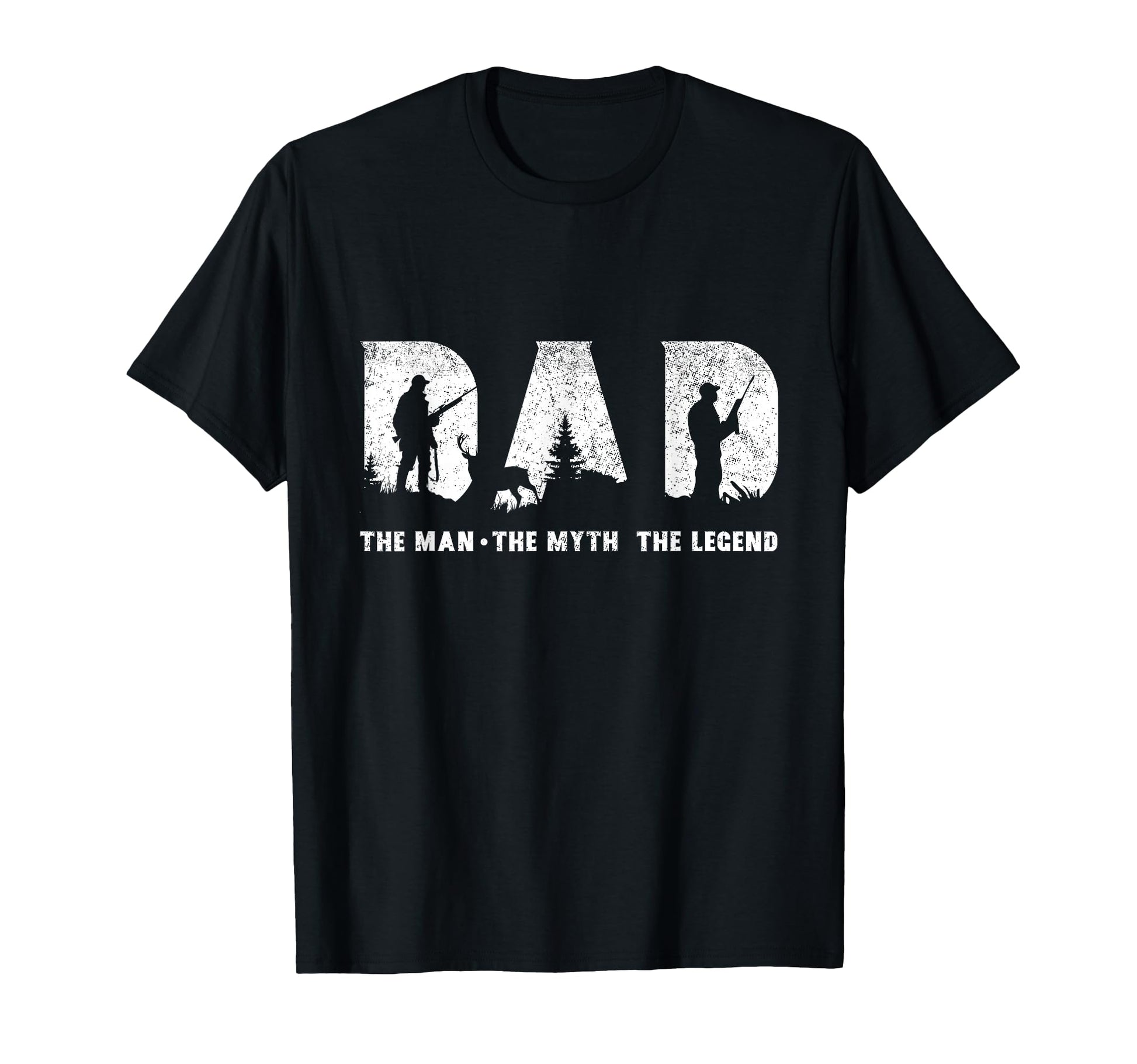 Hunting Dad Myth Legend Fathers Day T-Shirt - Trendy Graphic Unisex - T-Shirt, Sweatshirt, Hoodie
