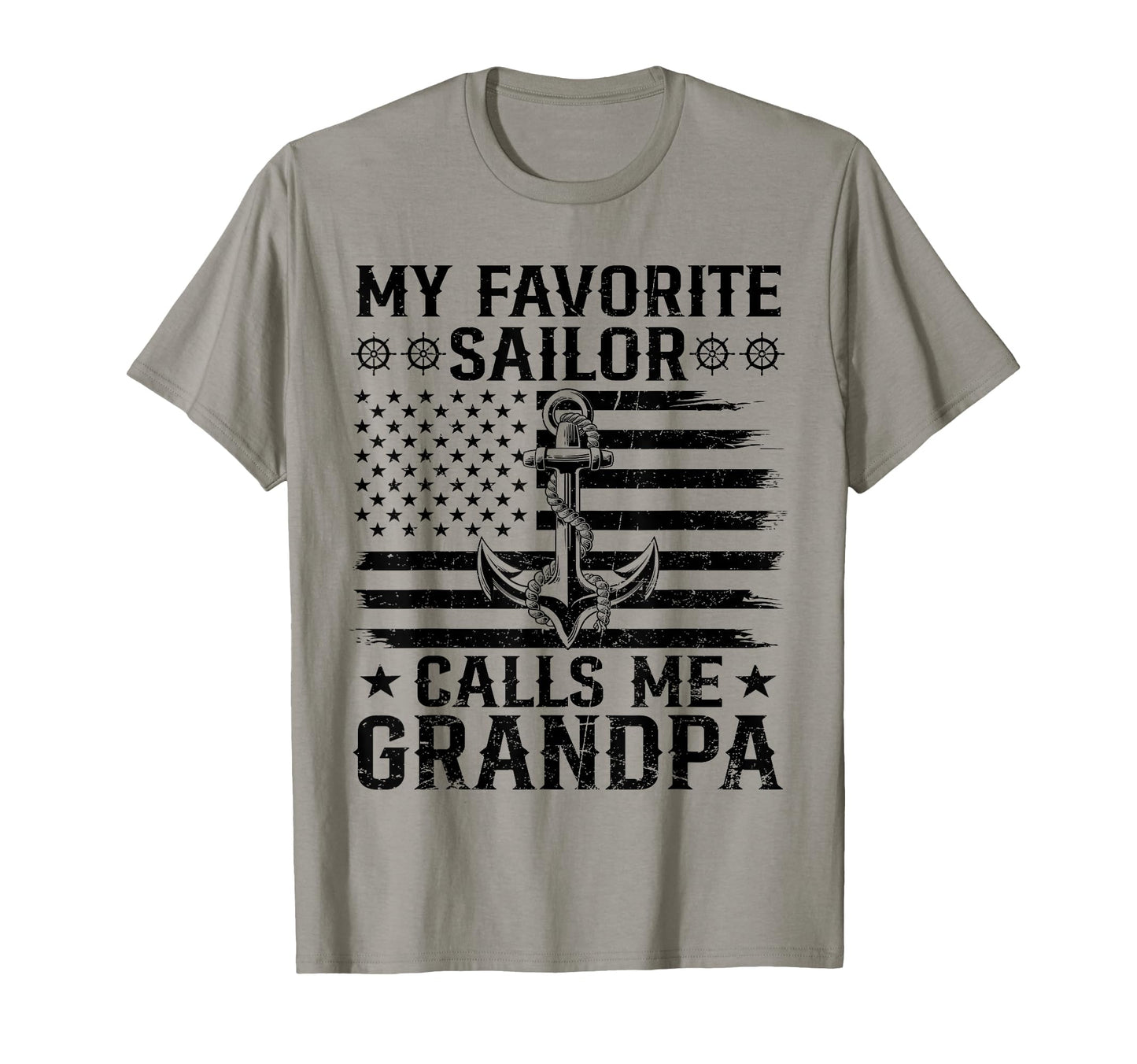 My Favorite Sailor Calls Me Grandpa T-Shirt - Minimalist Print for Adults - T-Shirt, Sweatshirt, Hoodie