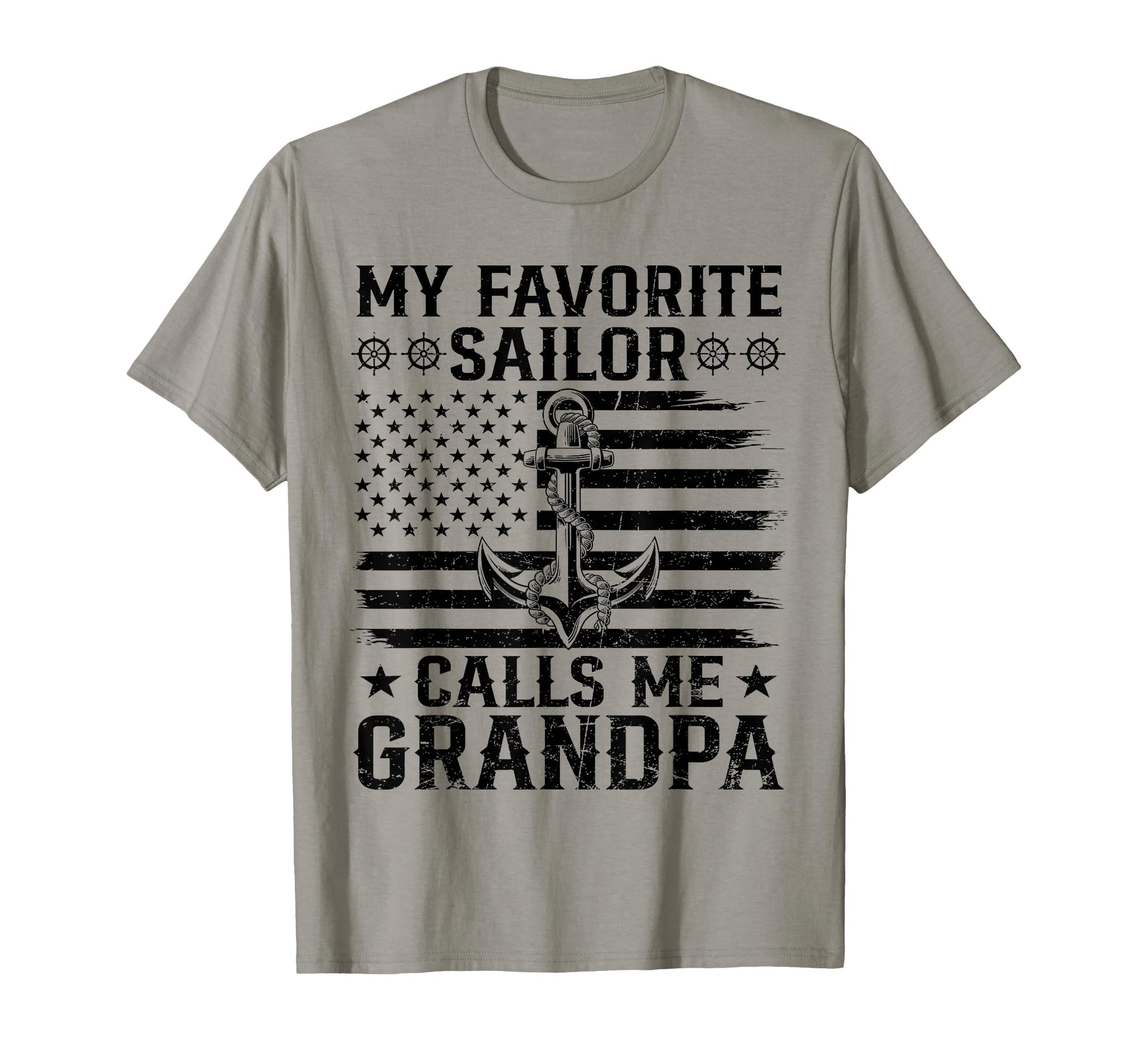 My Favorite Sailor Calls Me Grandpa T-Shirt - Minimalist Print for Adults - T-Shirt, Sweatshirt, Hoodie