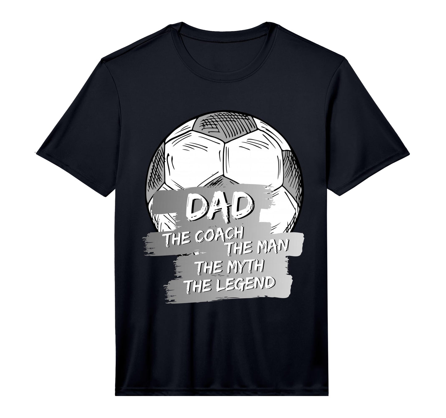 Mens Soccer Dad And Soccer Coach T-Shirt - Custom Art Print Men Women - T-Shirt, Sweatshirt, Hoodie