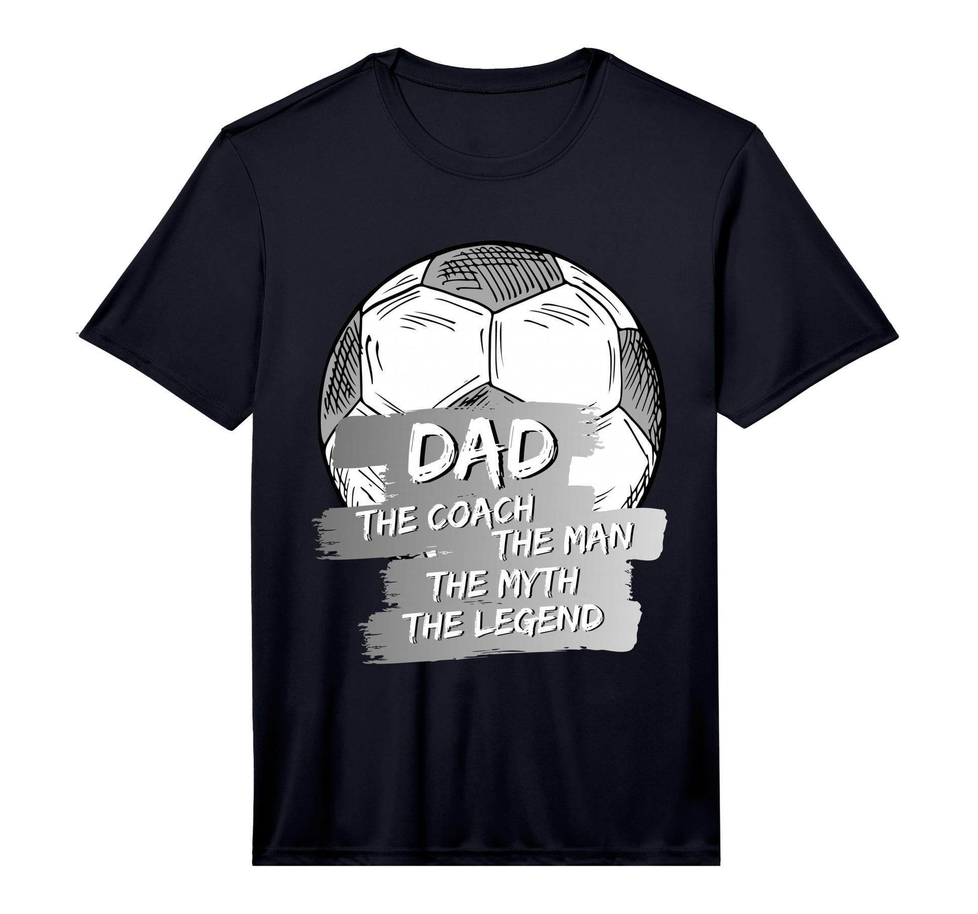 Mens Soccer Dad And Soccer Coach T-Shirt - Custom Art Print Men Women - T-Shirt, Sweatshirt, Hoodie