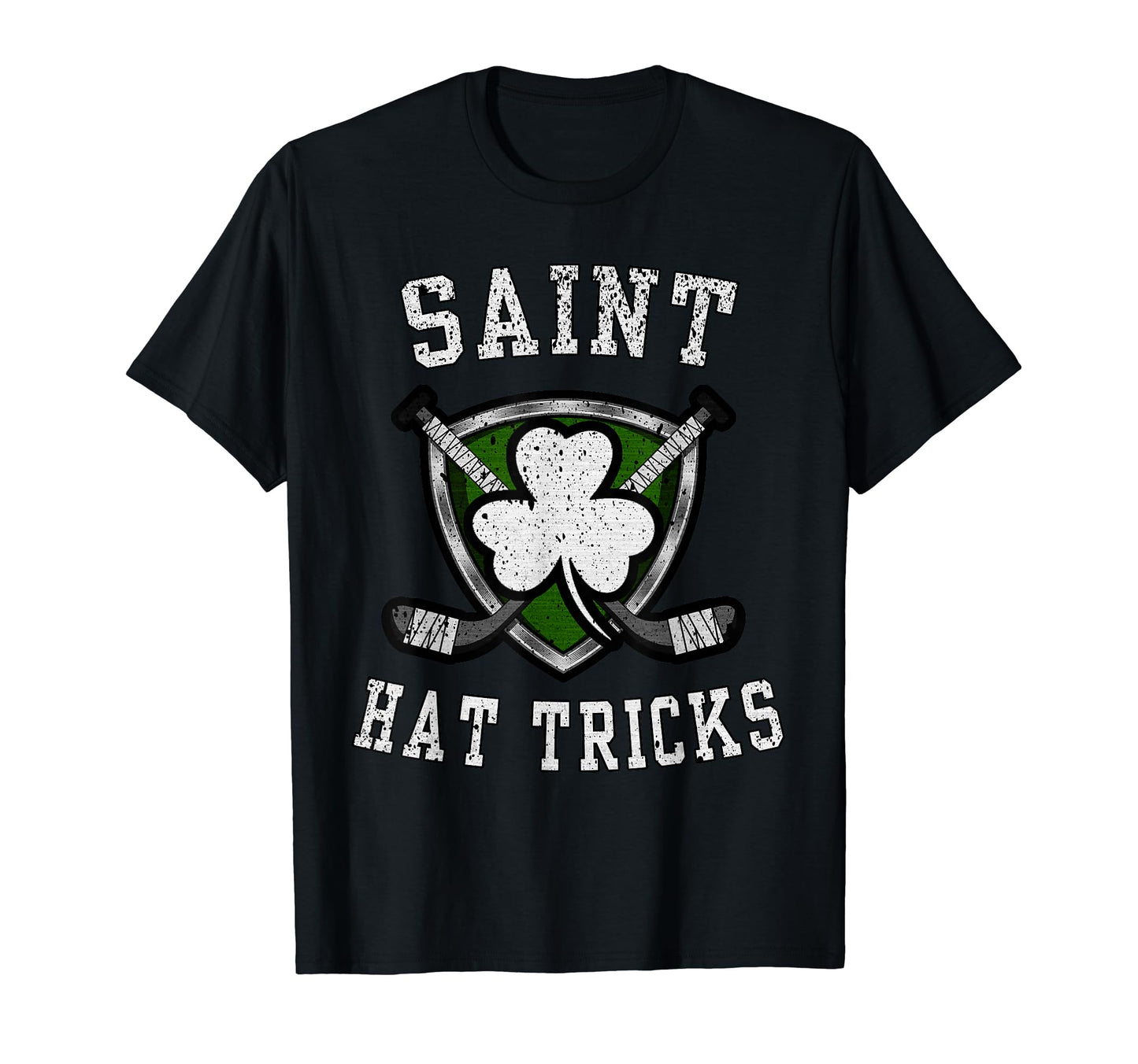 Saint Hattrick St Patricks Day T-Shirt - Aesthetic Graphic Men Women - T-Shirt, Sweatshirt, Hoodie