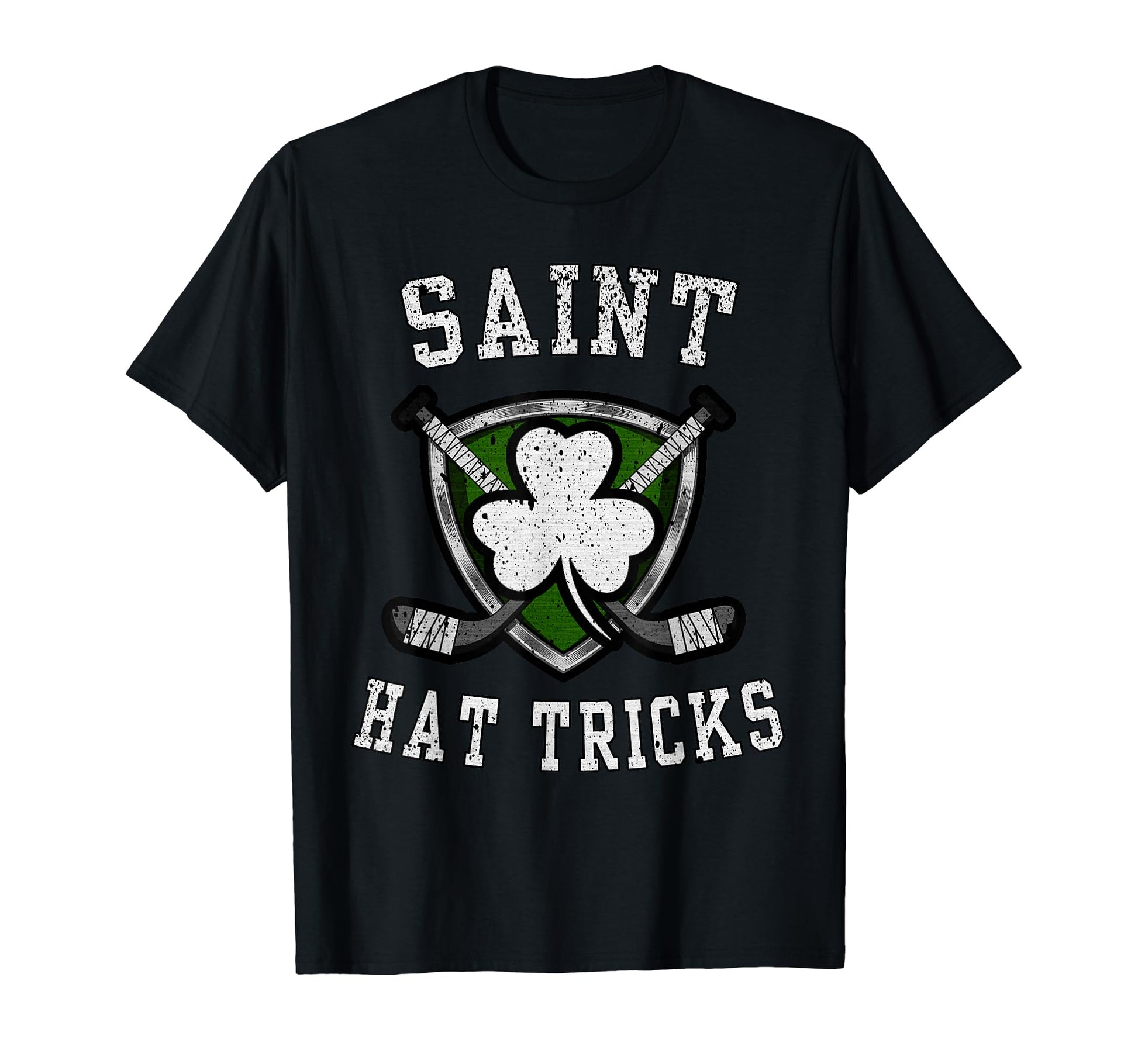 Saint Hattrick St Patricks Day T-Shirt - Aesthetic Graphic Men Women - T-Shirt, Sweatshirt, Hoodie