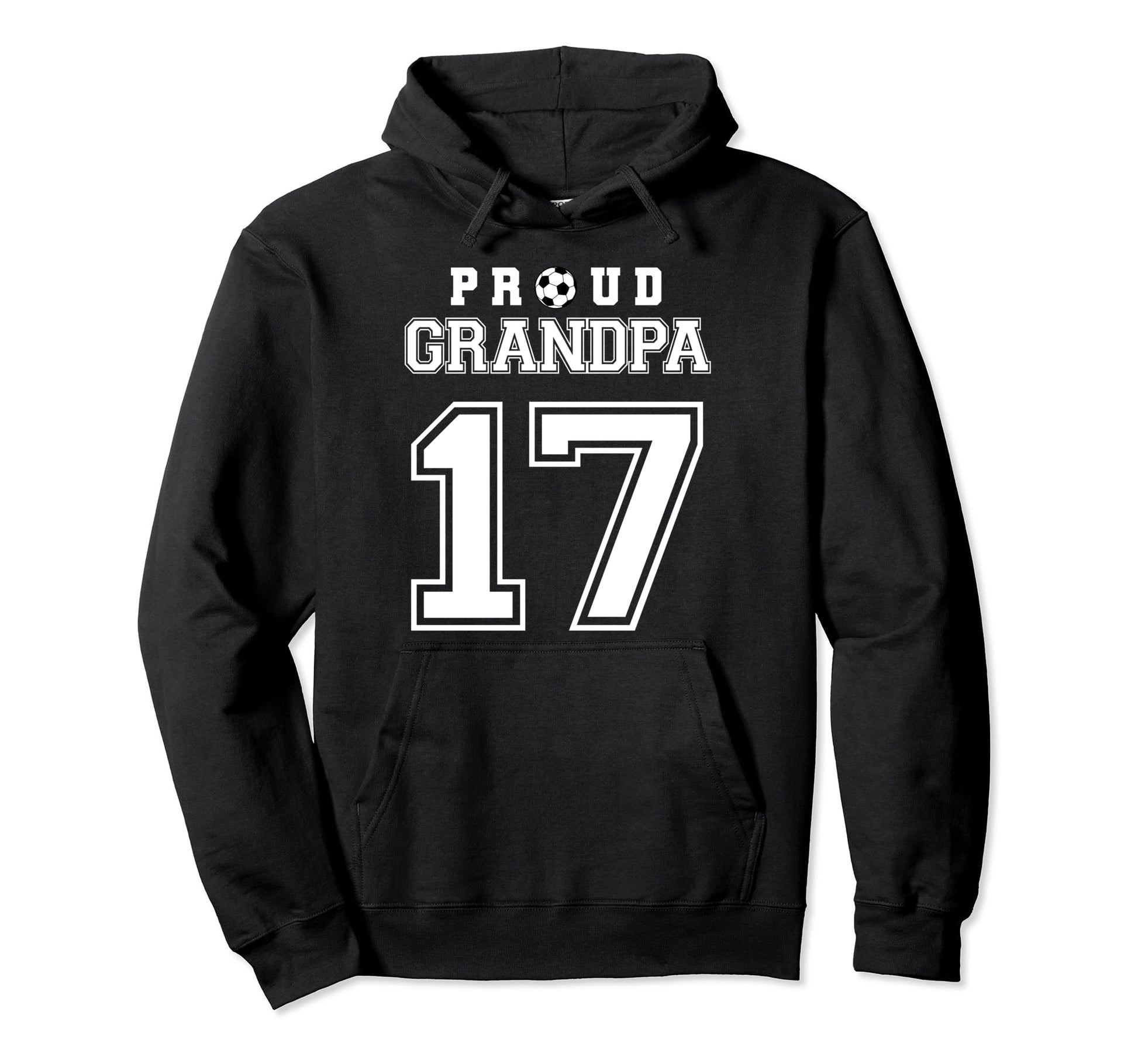 Number 17 Custom Proud Soccer Futbol Hoodie - Trendy Graphic Men Women - T-Shirt, Sweatshirt, Hoodie