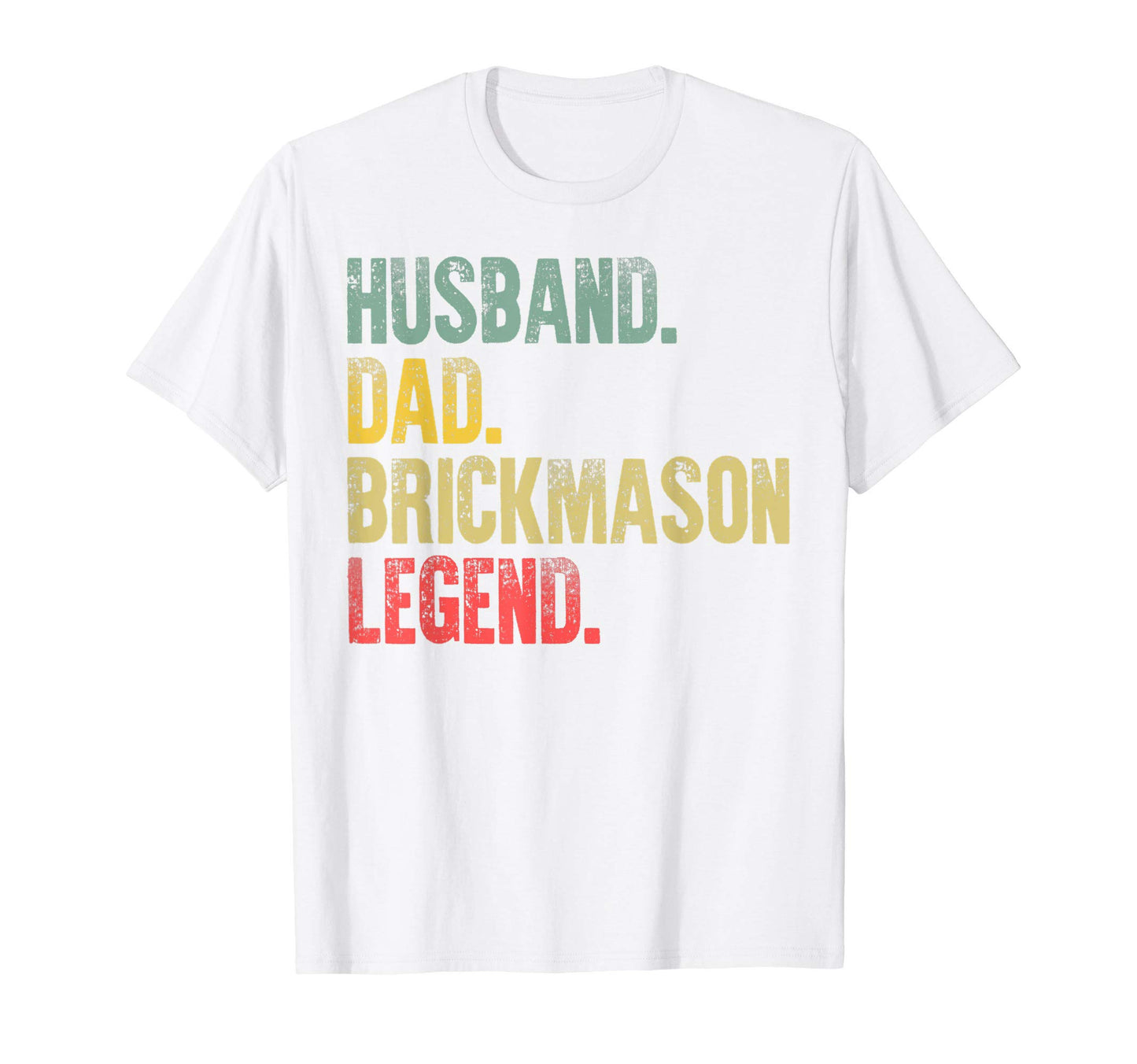 Mens Funny Husband Dad Brick Mason T-Shirt - Minimalist Print for Adults - T-Shirt, Sweatshirt, Hoodie