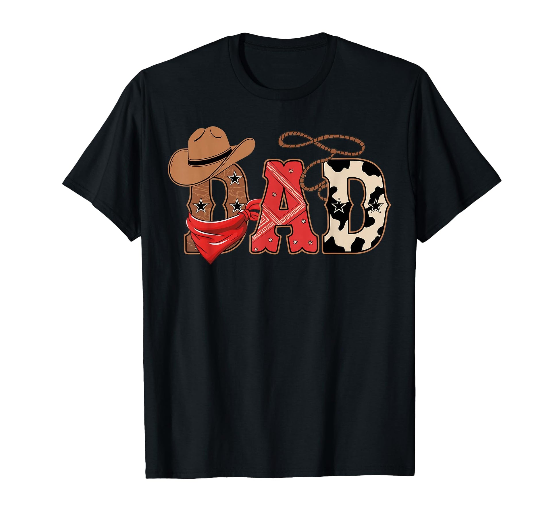 Dad Western Family Matching Birthday T-Shirt - Aesthetic Graphic Unisex - T-Shirt, Sweatshirt, Hoodie