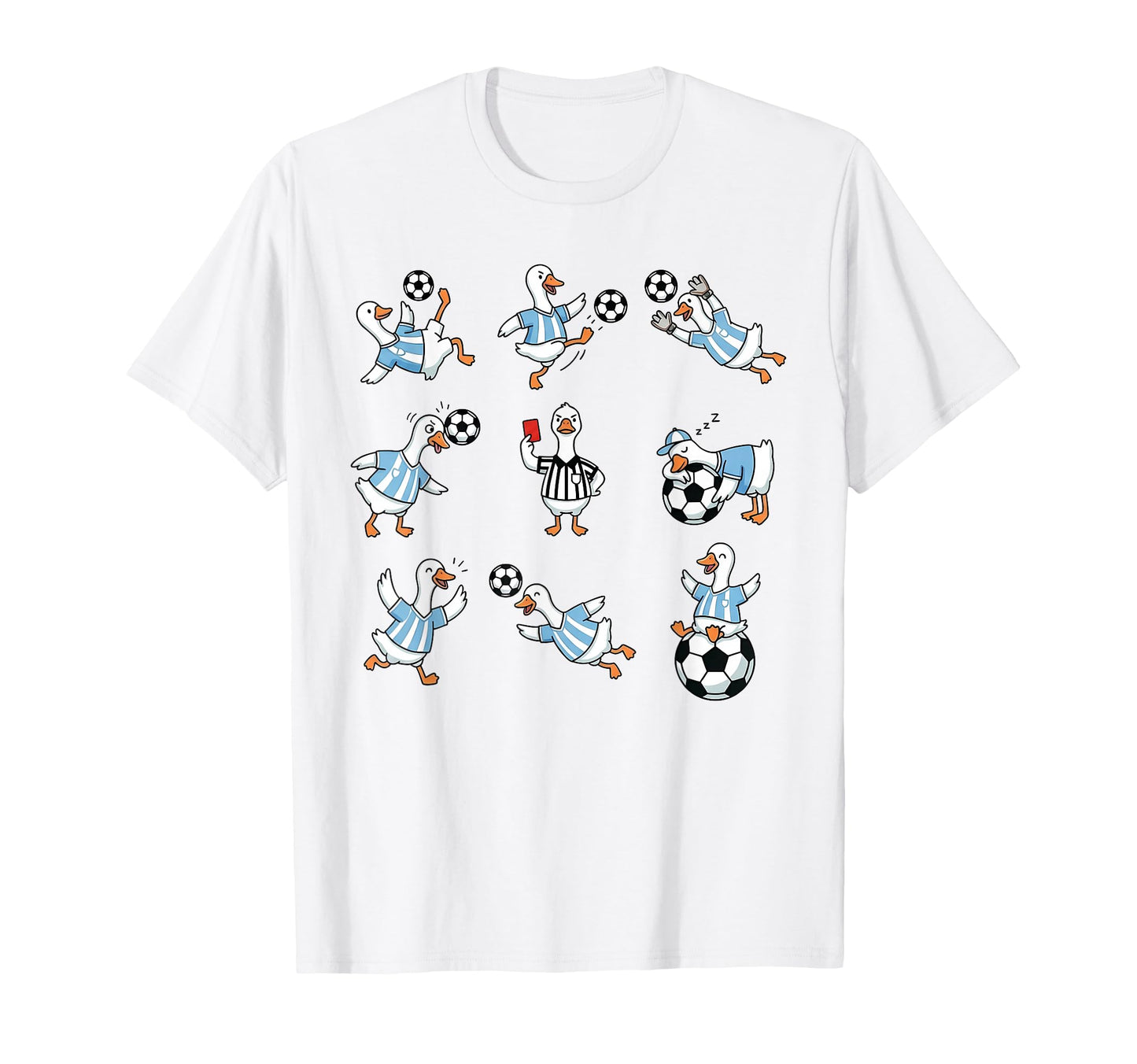 Silly Goose Playing Soccer Goalie T-Shirt - Streetwear Style Men Women - T-Shirt, Sweatshirt, Hoodie