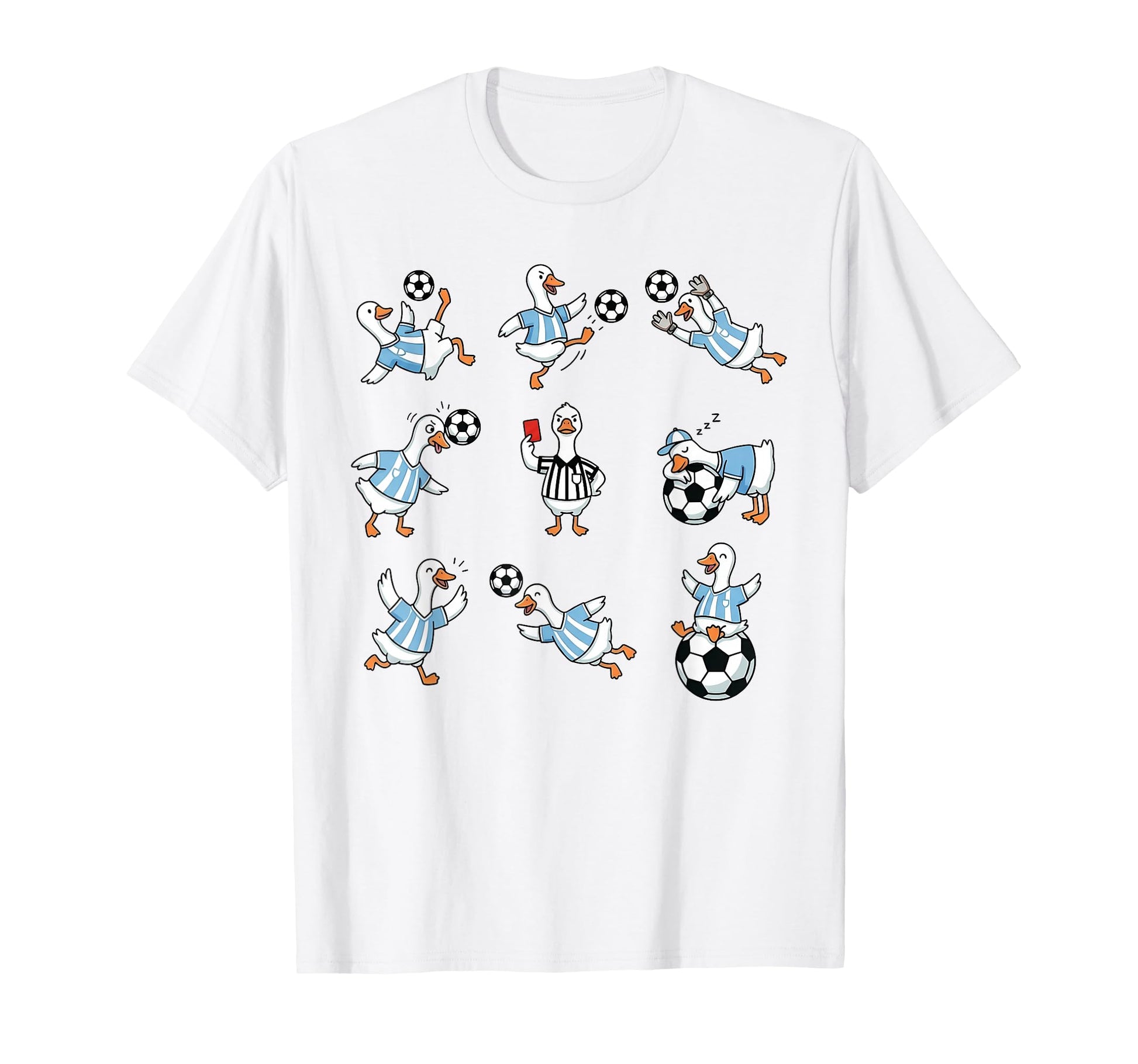 Silly Goose Playing Soccer Goalie T-Shirt - Streetwear Style Men Women - T-Shirt, Sweatshirt, Hoodie
