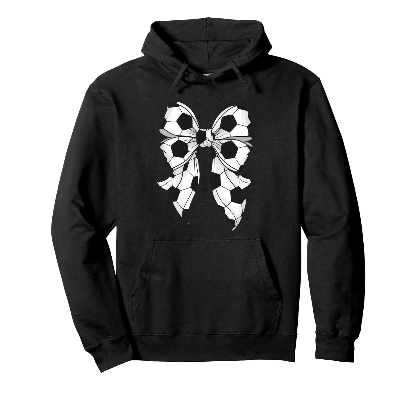 Soccer Coquette Bow Soccer Mama Mom Hoodie - Custom Art Print Unisex - T-Shirt, Sweatshirt, Hoodie