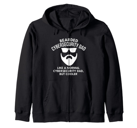 Bearded Cybersecurity Dad T Shirts T-Shirt - Aesthetic Graphic Men Women - T-Shirt, Sweatshirt, Hoodie