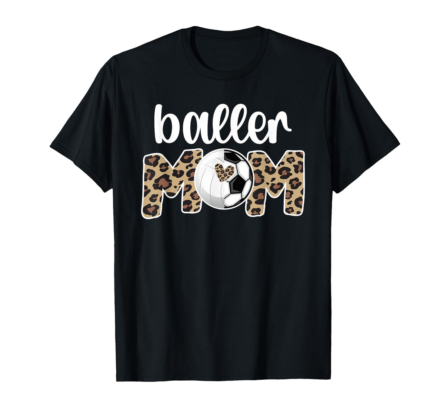 Baller Mom Proud Volleyball Soccer T-Shirt - Trendy Graphic for Adults - T-Shirt, Sweatshirt, Hoodie