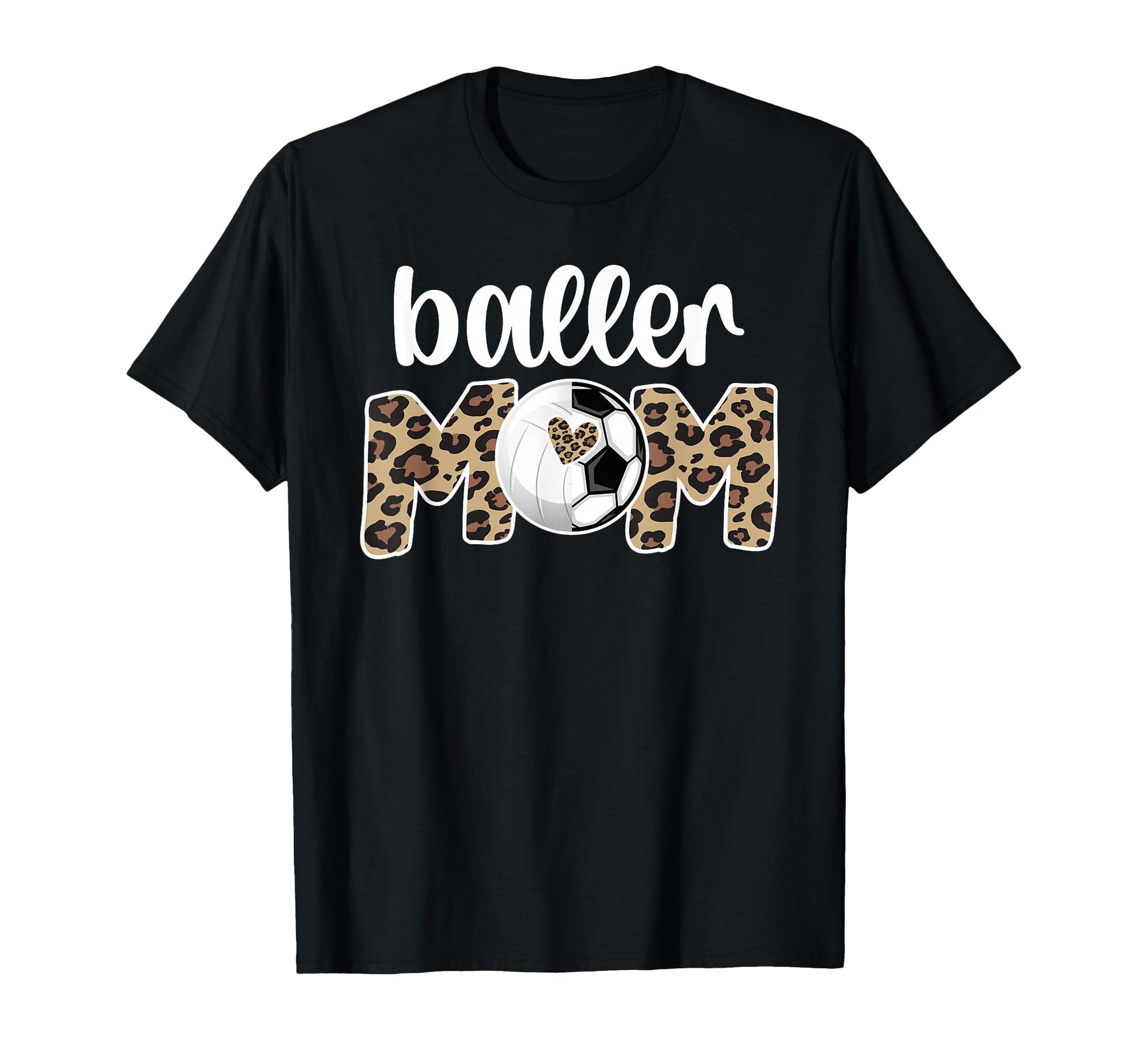 Baller Mom Proud Volleyball Soccer T-Shirt - Trendy Graphic for Adults - T-Shirt, Sweatshirt, Hoodie