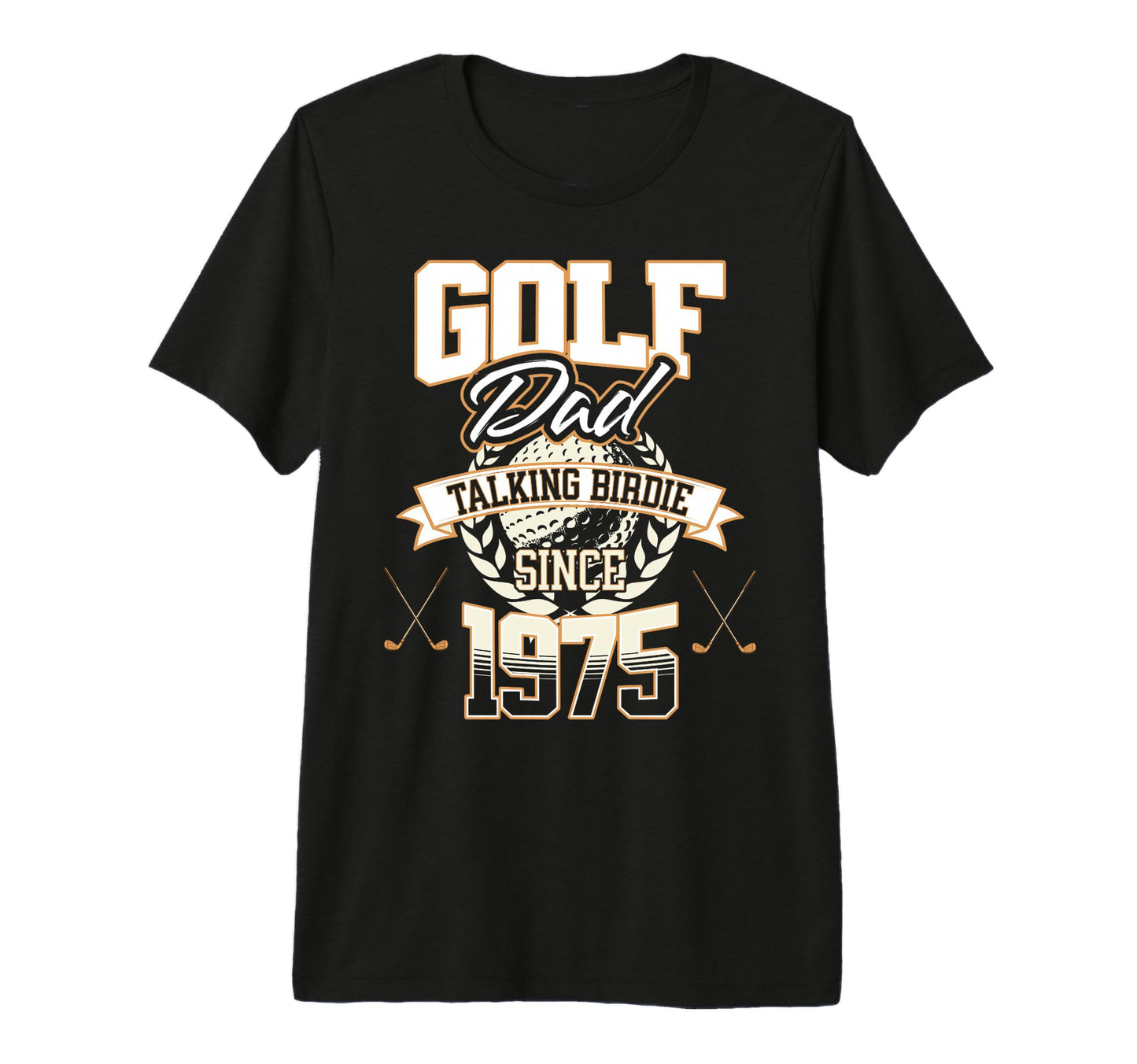 Golf Dad Talking Birdie Since 1975 T-Shirt - Minimalist Print Unisex - T-Shirt, Sweatshirt, Hoodie