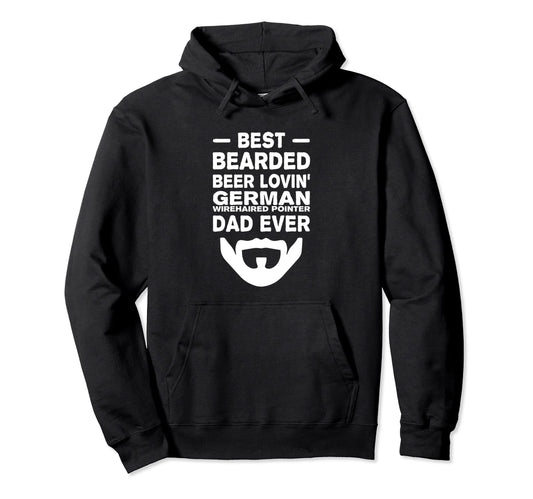 Best Bearded Beer Lovin German Hoodie - Novelty Apparel for Adults - T-Shirt, Sweatshirt, Hoodie