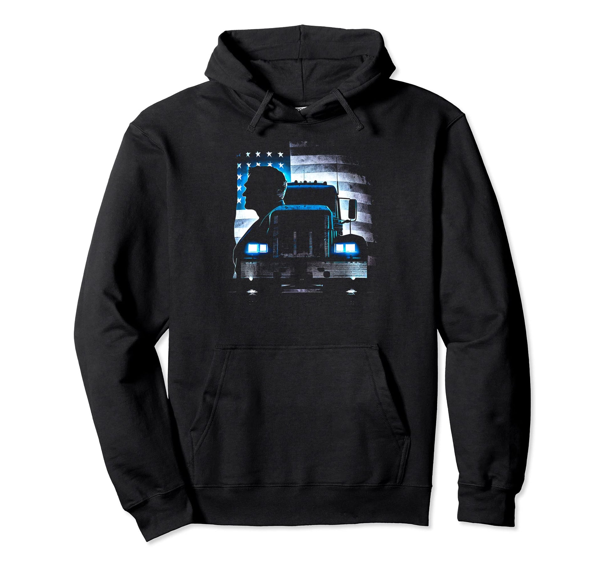 Funny Trucker American Big Rigs Diesel Hoodie - Graphic Print for Adults - T-Shirt, Sweatshirt, Hoodie