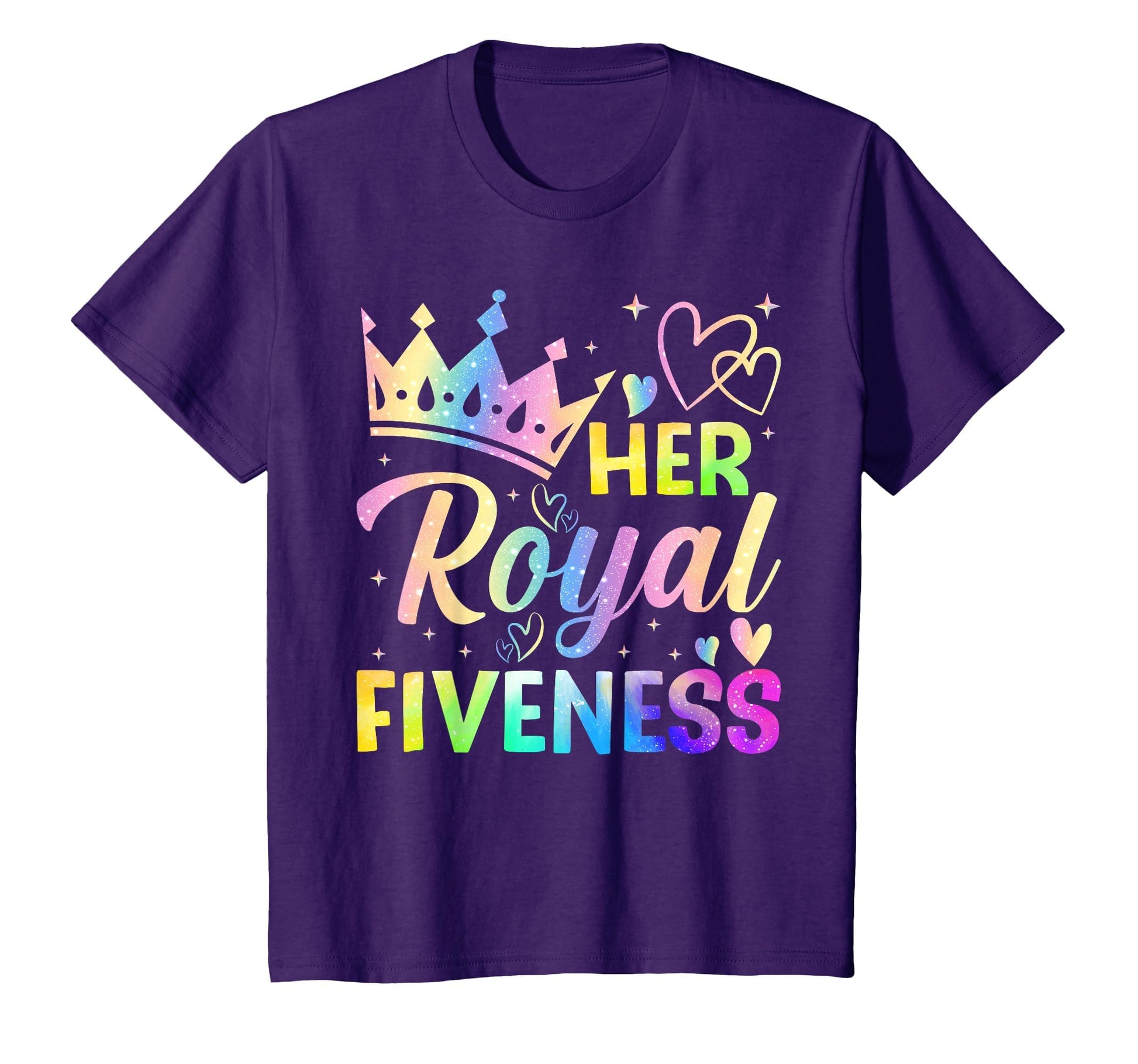 Her Royal Fiveness 5Th Birthday 5 T-Shirt - Novelty Apparel for Adults - T-Shirt, Sweatshirt, Hoodie