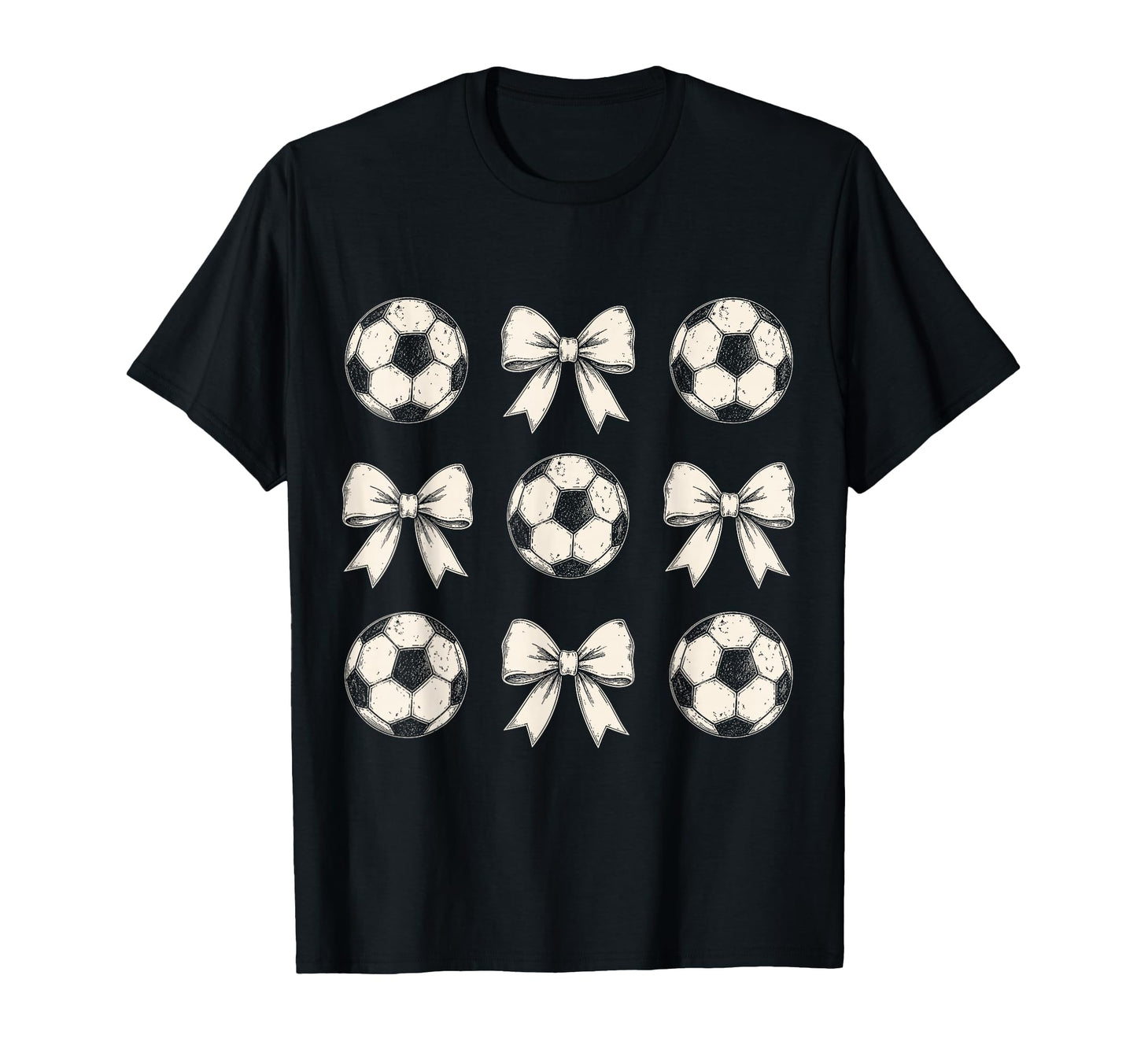 Game Day Soccer Bow Soccer Mom Soccer T-Shirt - Unique Graphic Men Women - T-Shirt, Sweatshirt, Hoodie