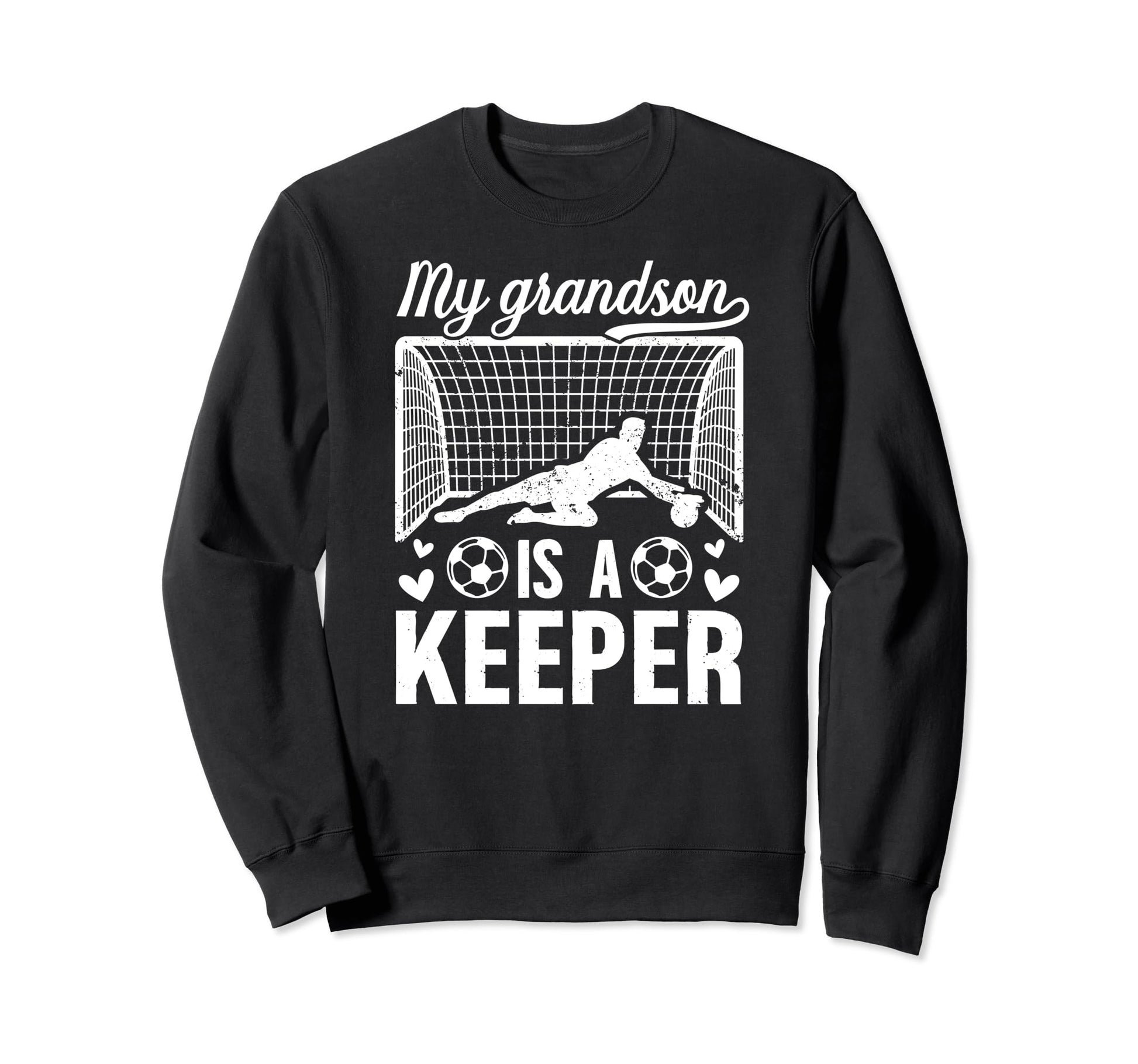 My Grandson Soccer Keeper Grandma Sweatshirt - Unique Graphic Men Women - T-Shirt, Sweatshirt, Hoodie
