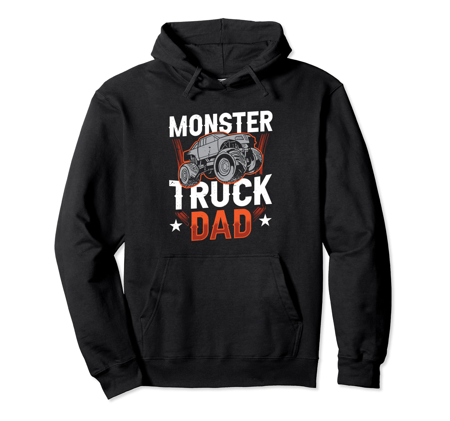 Monster Truck Dad Trucks Lovers Hoodie - Minimalist Print for Adults - T-Shirt, Sweatshirt, Hoodie