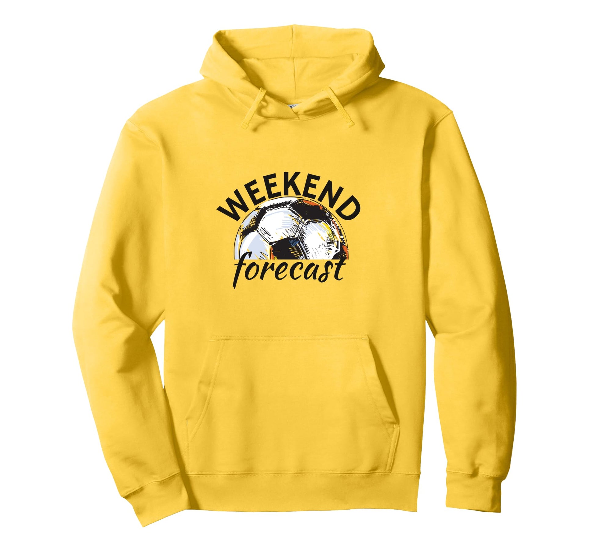 Funny Soccer Weekend Forecast Hoodie - Novelty Apparel Men Women - T-Shirt, Sweatshirt, Hoodie