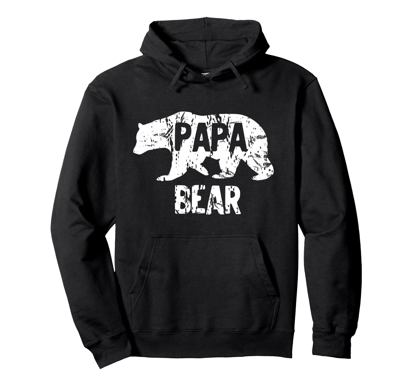Papa Bear Dad Daddy Father Fun Gift Hoodie - Minimalist Print Men Women - T-Shirt, Sweatshirt, Hoodie