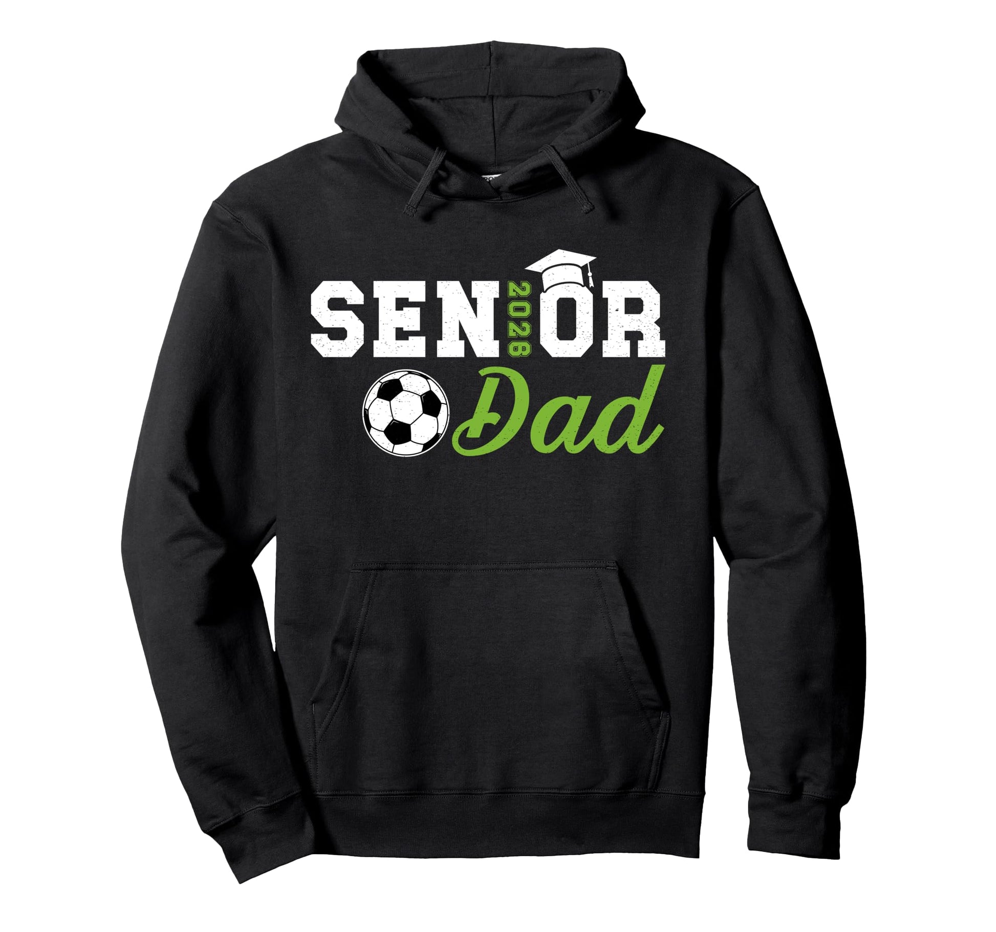 Soccer Senior Dad Senior Soccer Player Dad Hoodie - Unique Graphic Unisex - T-Shirt, Sweatshirt, Hoodie