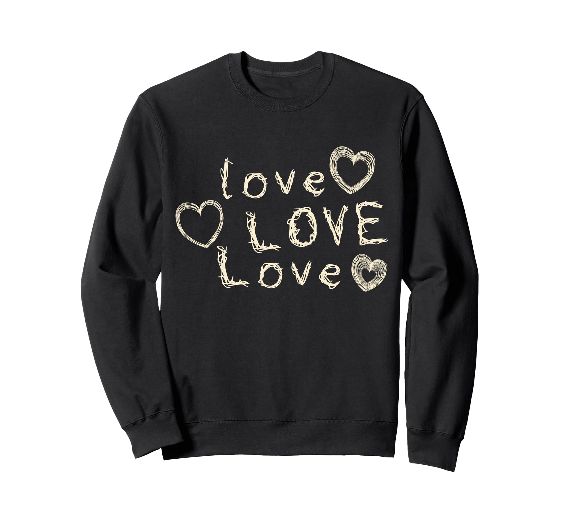 Womens Valentines Shirts Love Heart Sweatshirt - Custom Art Print Unisex - T-Shirt, Sweatshirt, Hoodie