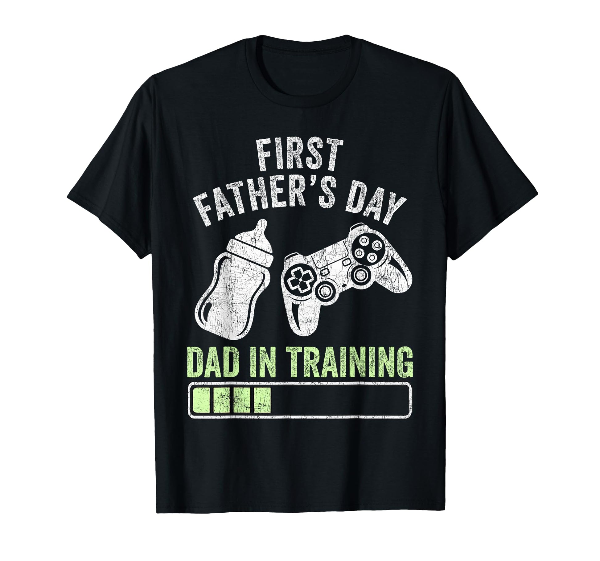 New Dad To Be First Fathers Day Gamer T-Shirt - Novelty Apparel for Adults - T-Shirt, Sweatshirt, Hoodie