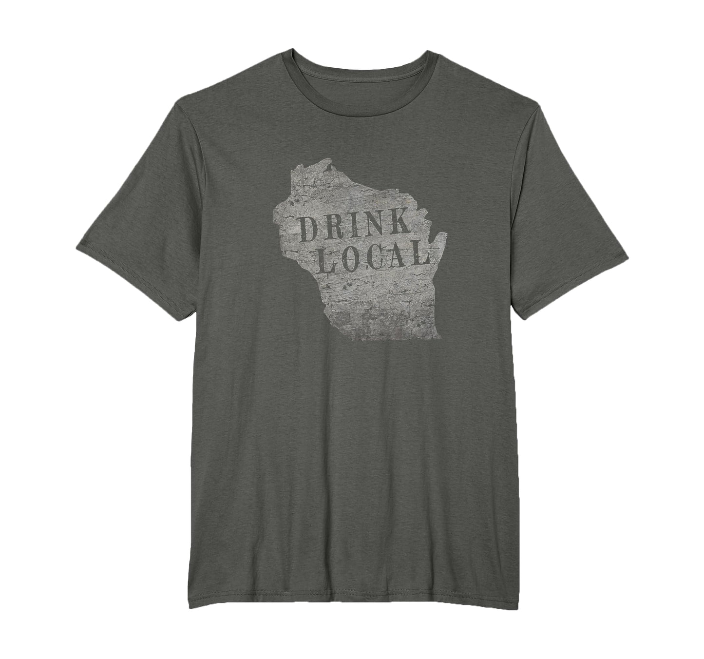 Drink Local Craft Beer Wisconsin T-Shirt - Graphic Print Men Women - T-Shirt, Sweatshirt, Hoodie