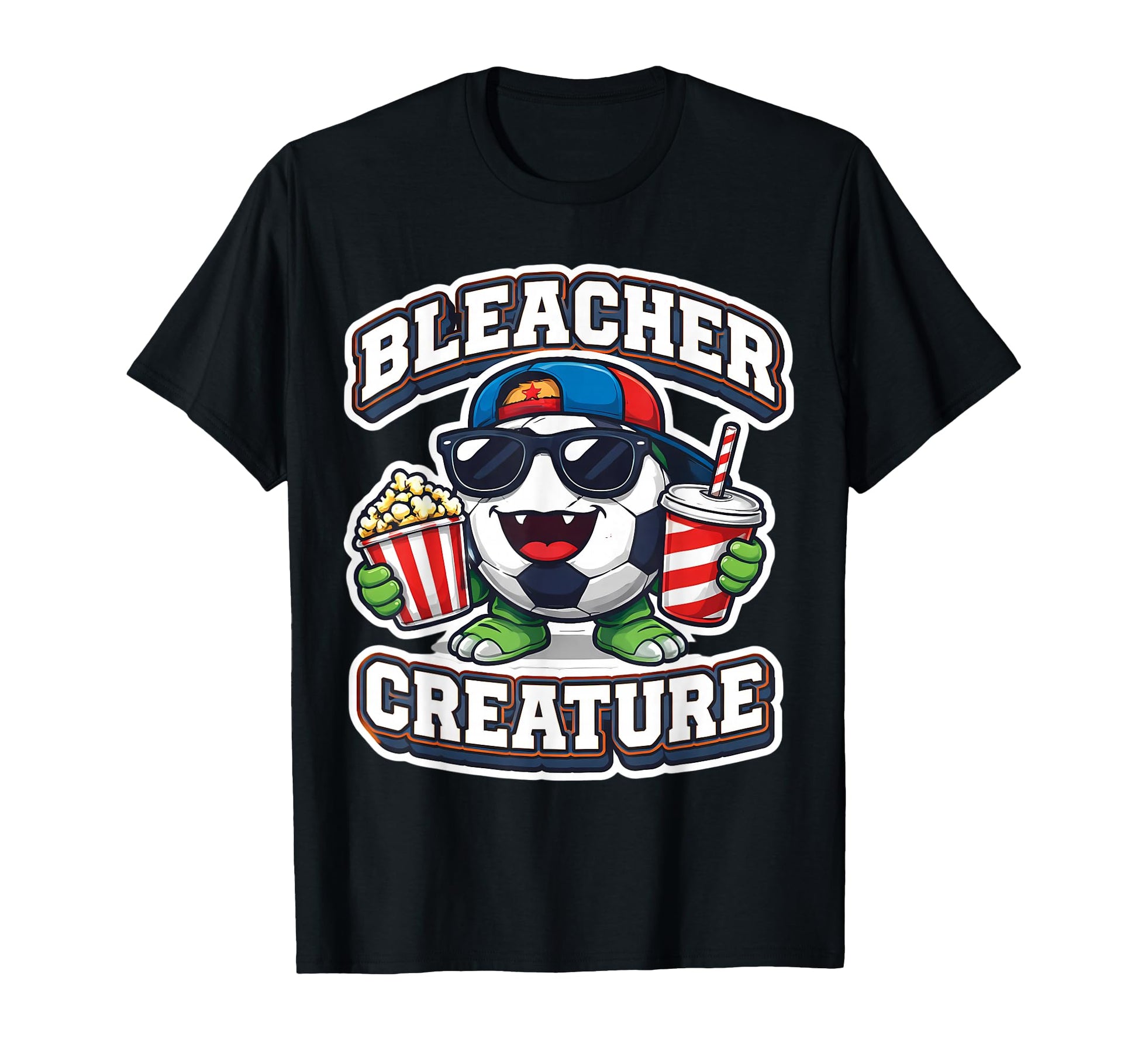 Bleacher Creature Soccer Fan Supporter T-Shirt - Custom Art Print Unisex - T-Shirt, Sweatshirt, Hoodie