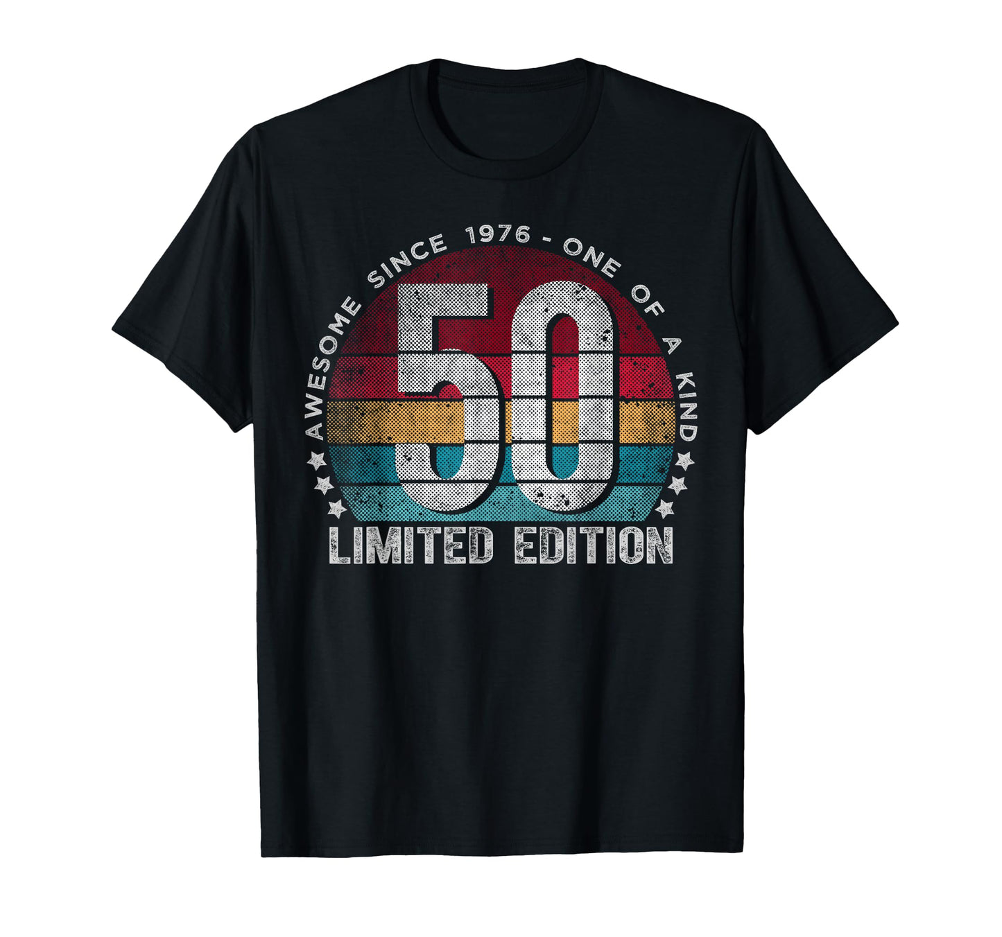 50 Year Old Gifts 1976 50Th Birthday T-Shirt - Trendy Graphic for Adults - T-Shirt, Sweatshirt, Hoodie