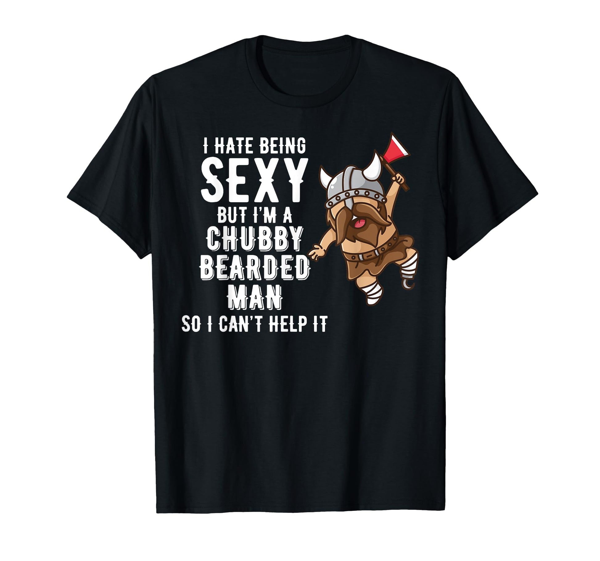 Bearded Dad Funny Beard Facts Chubby T-Shirt - Graphic Print Men Women - T-Shirt, Sweatshirt, Hoodie