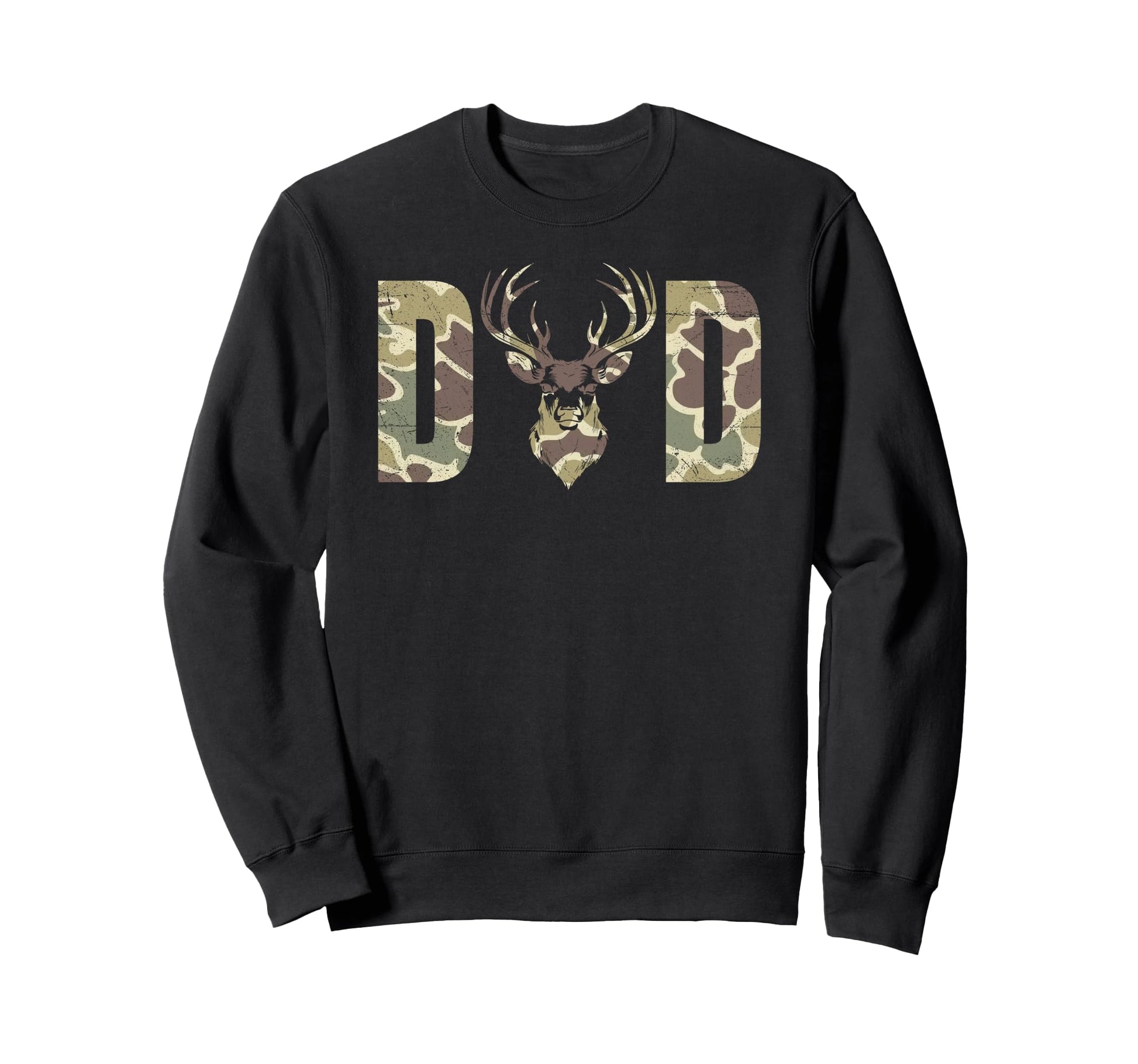 Old School Camo Dad Hunting Sweatshirt - Trendy Graphic for Adults - T-Shirt, Sweatshirt, Hoodie
