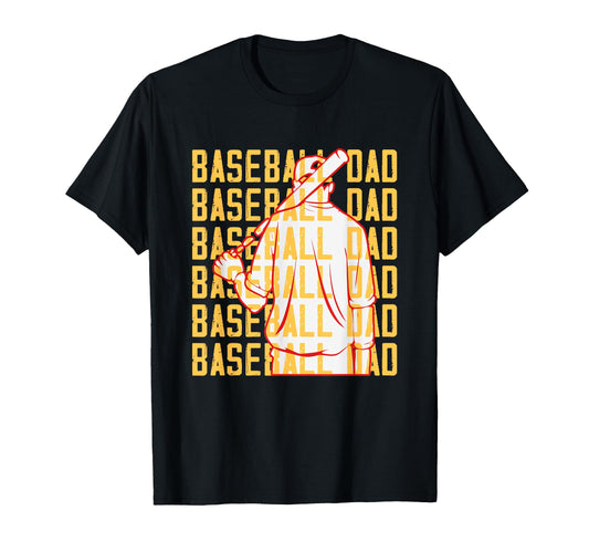 Baseball Dad Player Father Pitcher T-Shirt - Custom Art Print Unisex - T-Shirt, Sweatshirt, Hoodie