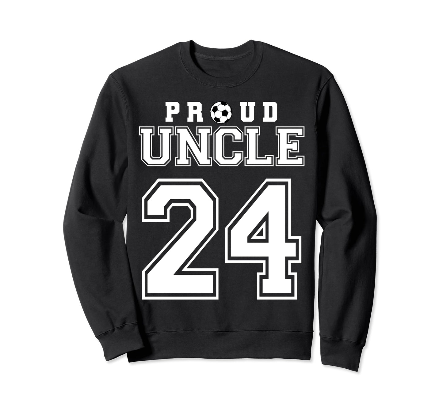 Number 24 Custom Proud Soccer Sweatshirt - Novelty Apparel Men Women - T-Shirt, Sweatshirt, Hoodie