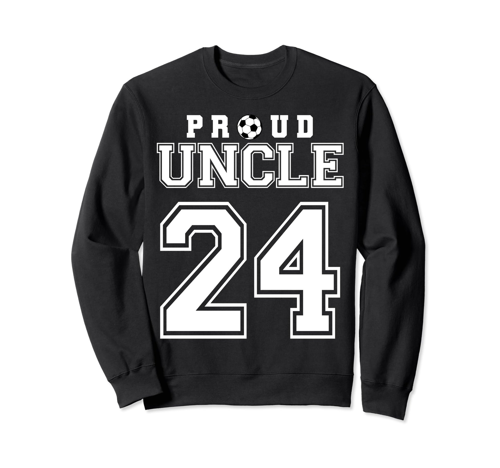 Number 24 Custom Proud Soccer Sweatshirt - Novelty Apparel Men Women - T-Shirt, Sweatshirt, Hoodie