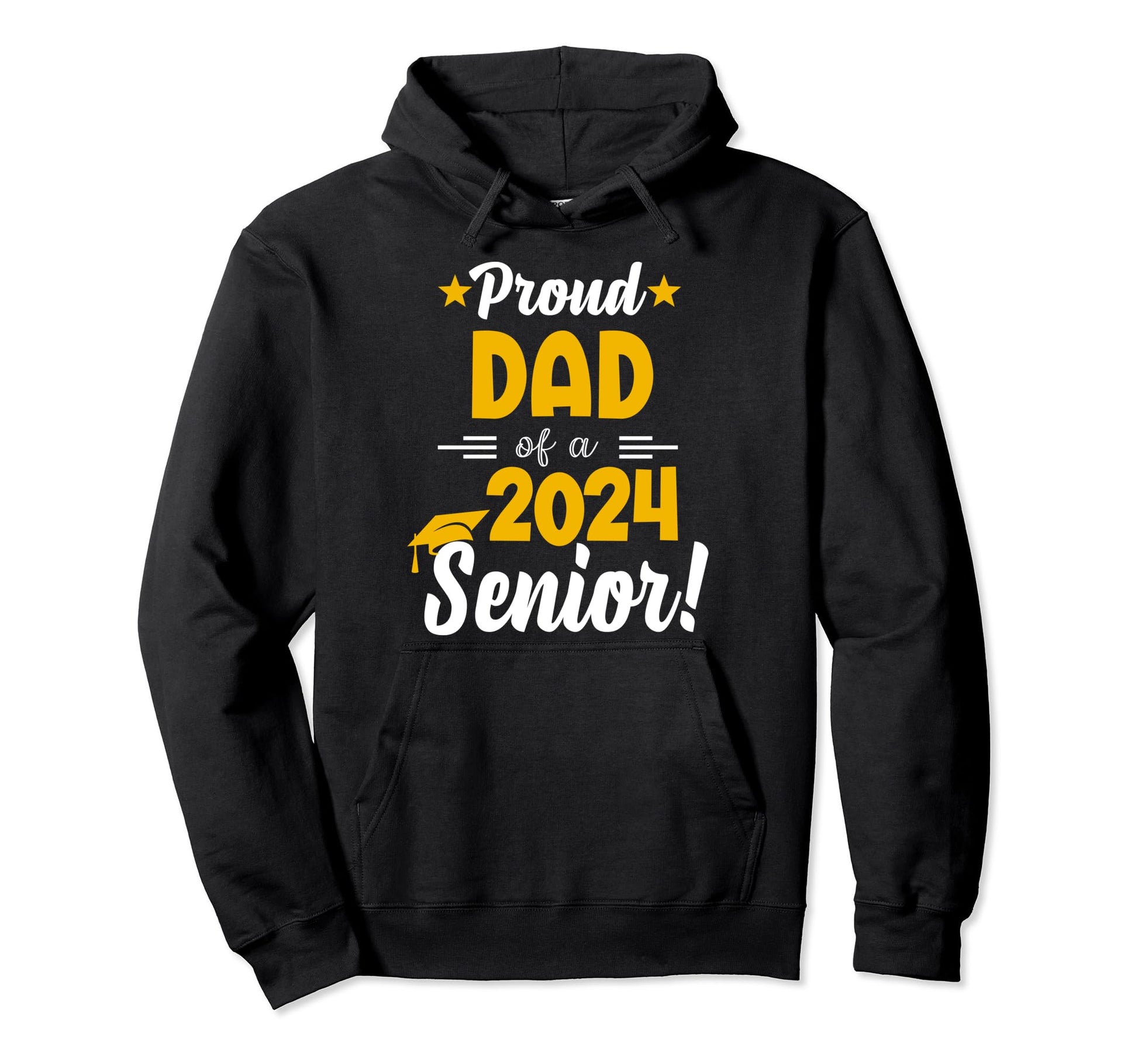 Proud Dad 2024 Graduate Sunflower Hoodie - Trendy Graphic Men Women - T-Shirt, Sweatshirt, Hoodie