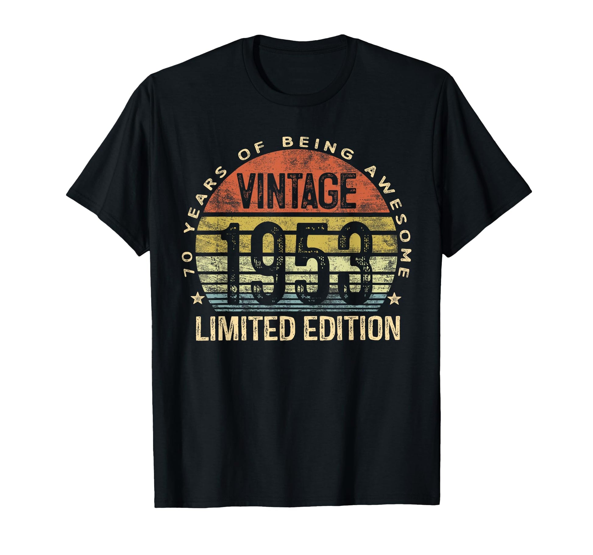 1953 70 Year Old Gifts 70Th T-Shirt - Fun Novelty Design for Adults - T-Shirt, Sweatshirt, Hoodie