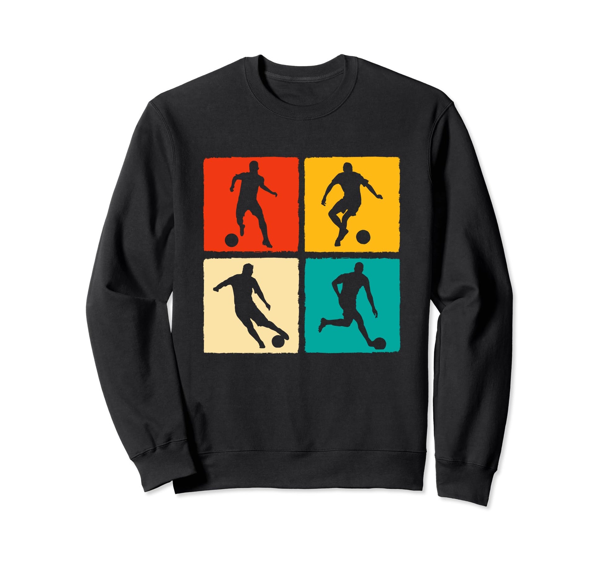 Soccer Silhouette Soccer Player Sweatshirt - Novelty Apparel Men Women - T-Shirt, Sweatshirt, Hoodie