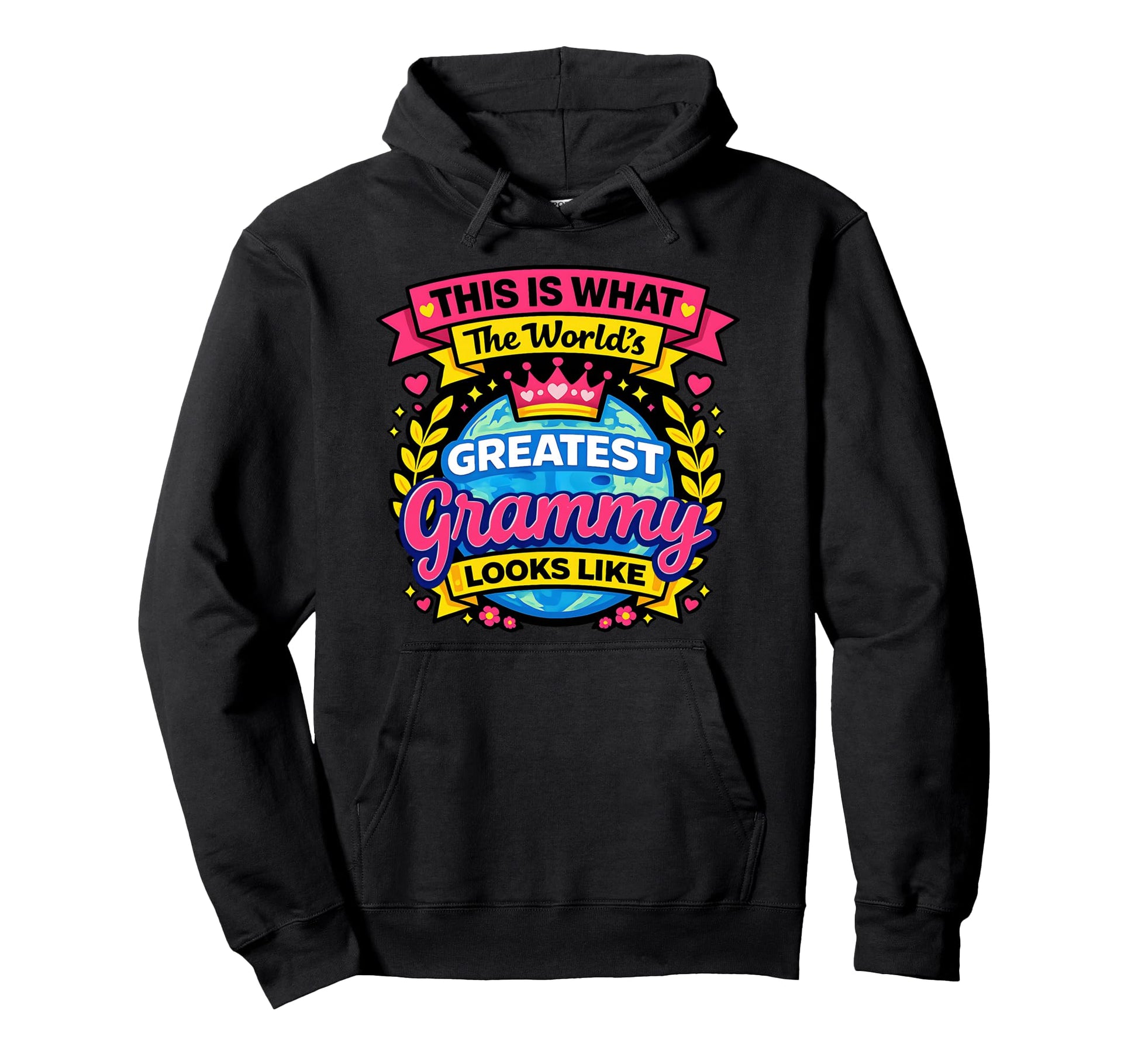 Worlds Cutest And Greatest Grammy Hoodie - Novelty Apparel Unisex - T-Shirt, Sweatshirt, Hoodie