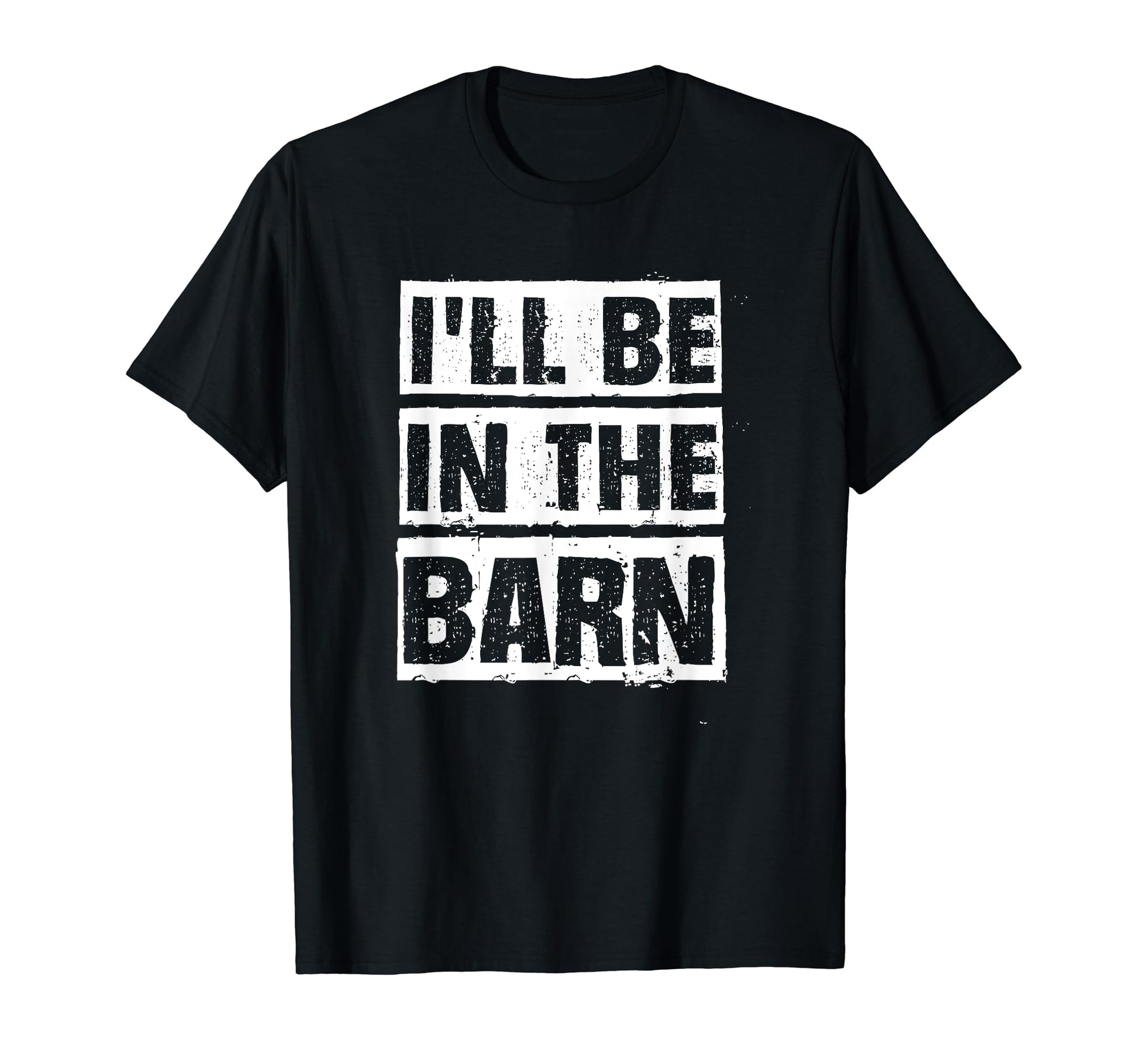 Woodwork Funny Ill Be Barn Dad Joke Auto T-Shirt - Novelty Apparel Unisex - T-Shirt, Sweatshirt, Hoodie