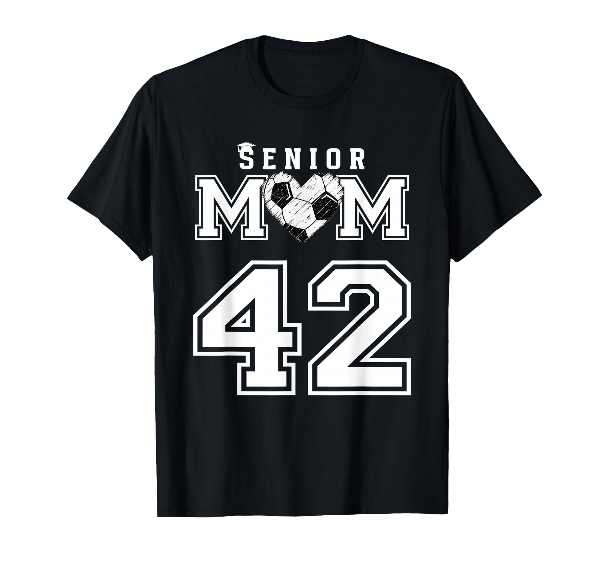 Proud Senior Soccer Mom Custom T-Shirt - Custom Art Print for Adults - T-Shirt, Sweatshirt, Hoodie