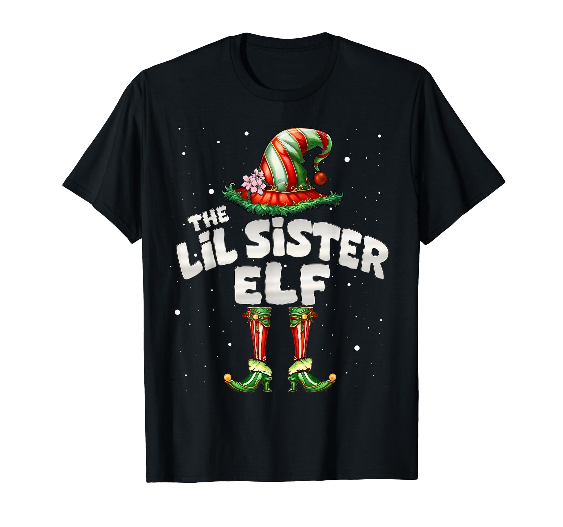 Im Lil Sister Elf Family Matching Group T-Shirt - Fun Novelty Design Unisex - T-Shirt, Sweatshirt, Hoodie