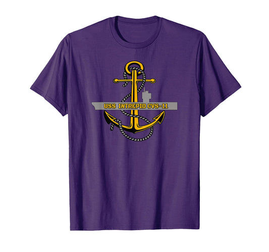 Aircraft Carrier Uss Intrepid Cvs T-Shirt - Fun Novelty Design Men Women - T-Shirt, Sweatshirt, Hoodie