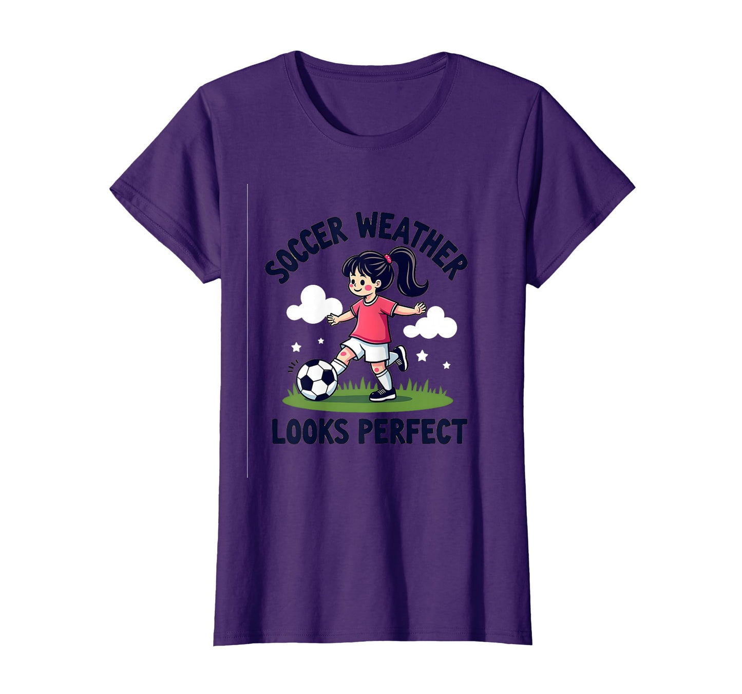 Soccer Weather Looks Game Day T-Shirt - Fun Novelty Design Unisex - T-Shirt, Sweatshirt, Hoodie